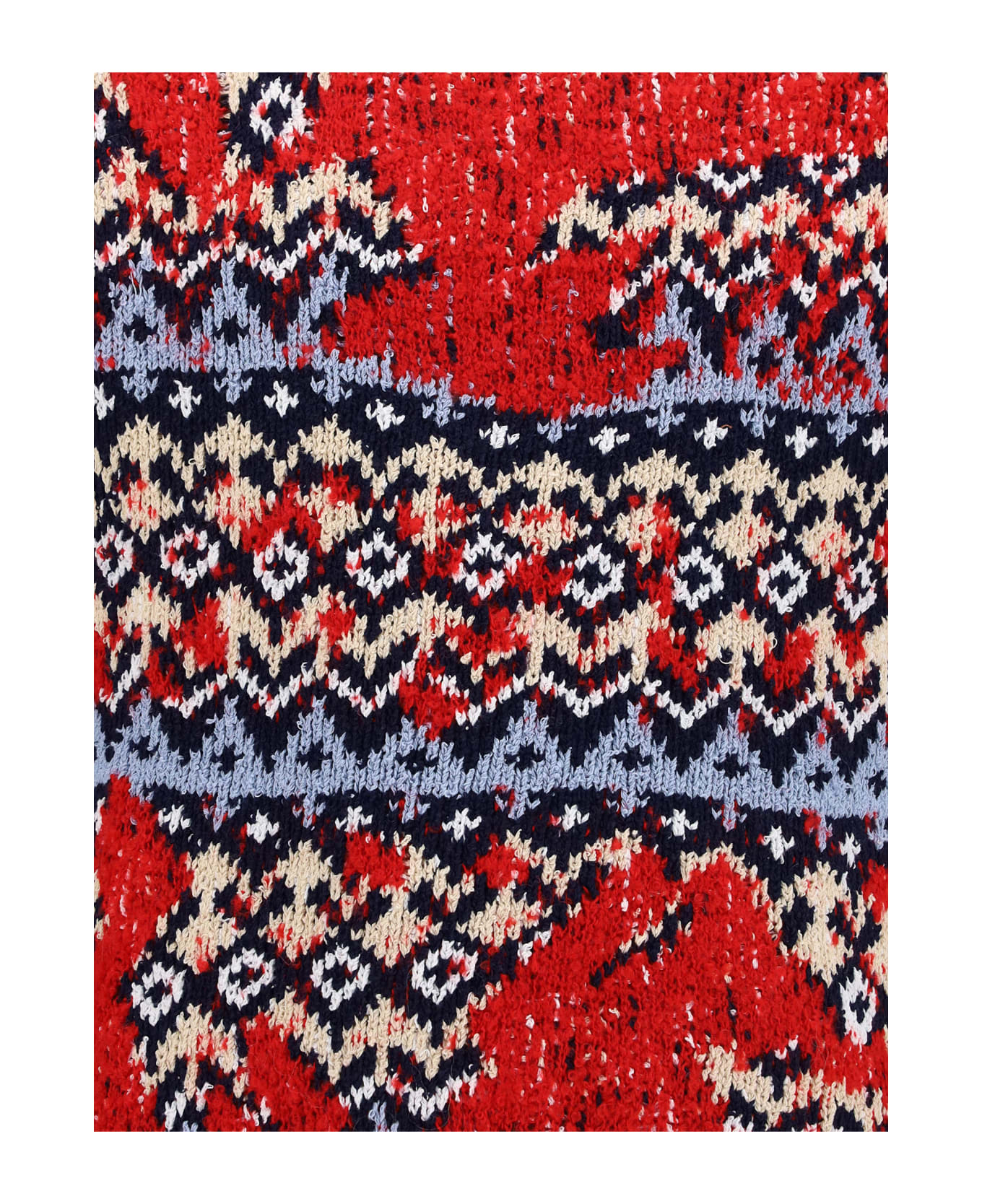Andersson Bell Submerge Nordic Sweater - Red/navy