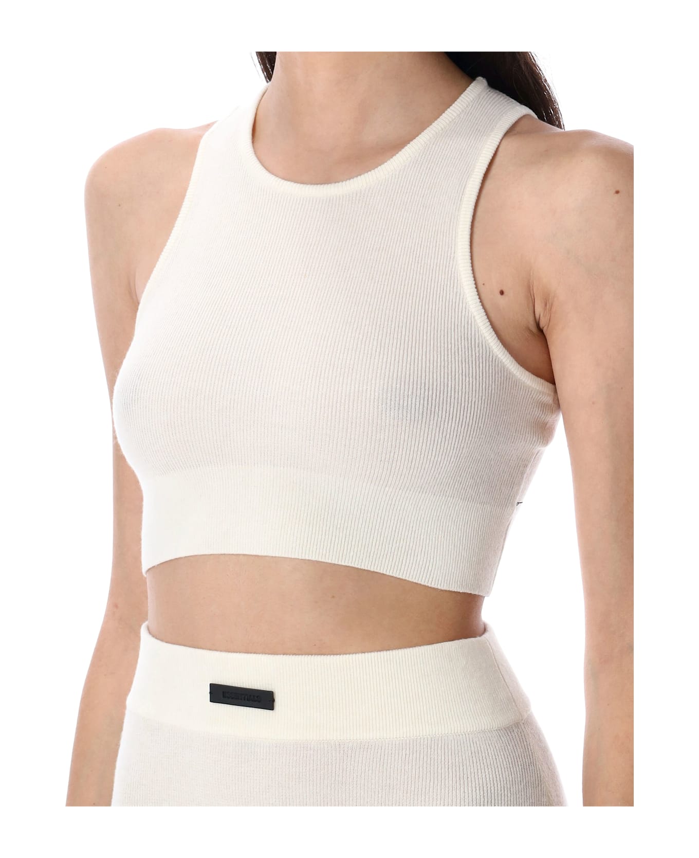 Fear of God Cropped Top - CLOUD WHITE