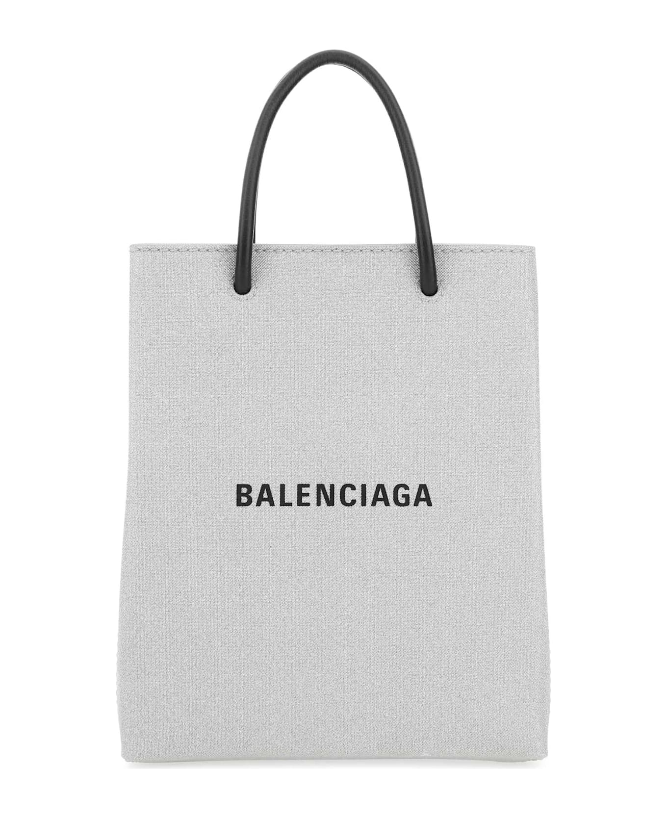 Balenciaga Silver Fabric Phone Case - 8102