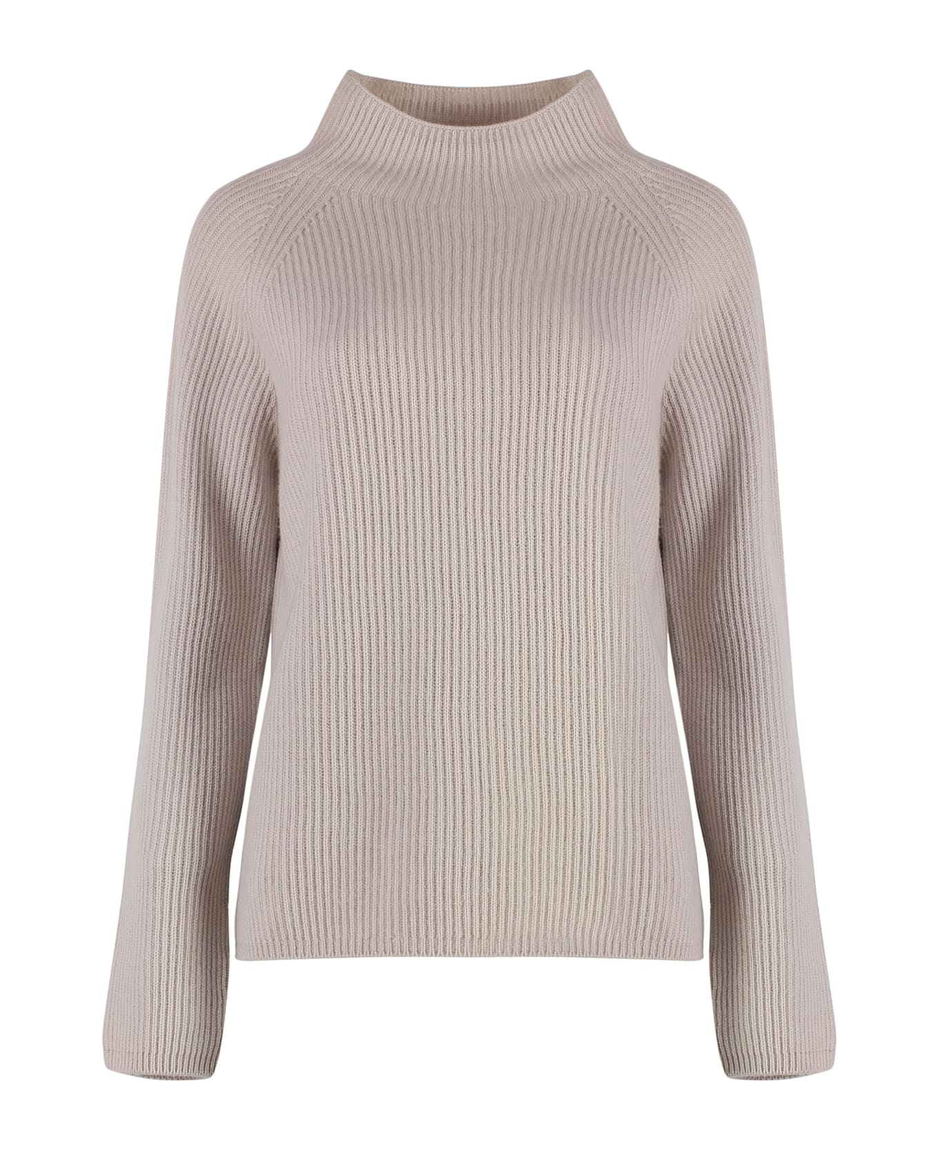 'S Max Mara Elica Wool And Cachemire Turtleneck Pullover - Ecru