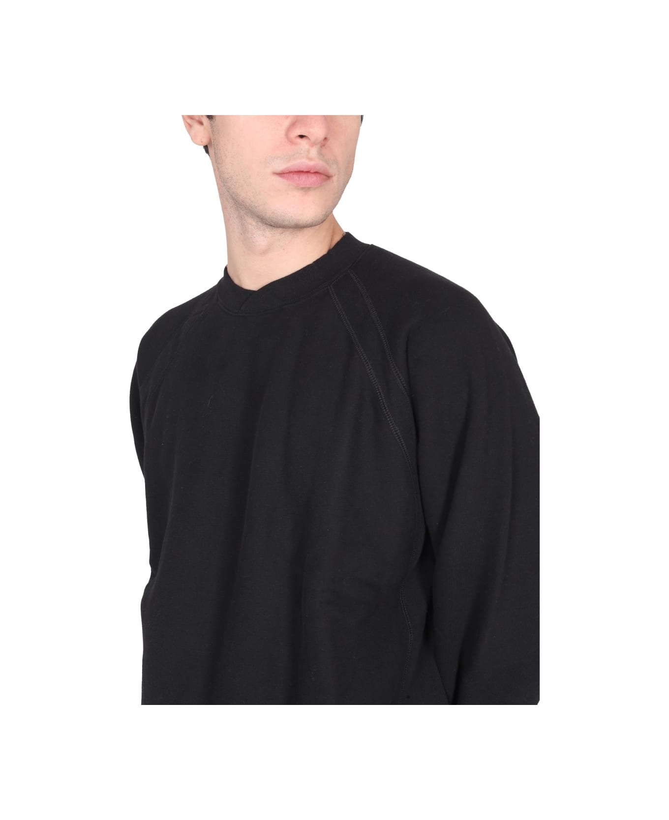 Engineered Garments Crewneck Sweatshirt - BLACK フリース