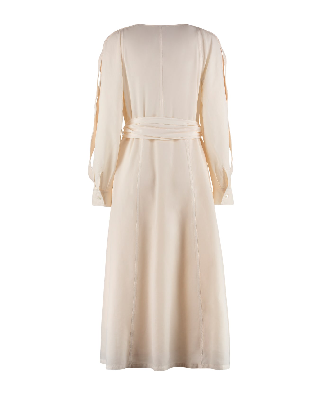Rodebjer Belted Shirtdress - WHITE ワンピース＆ドレス