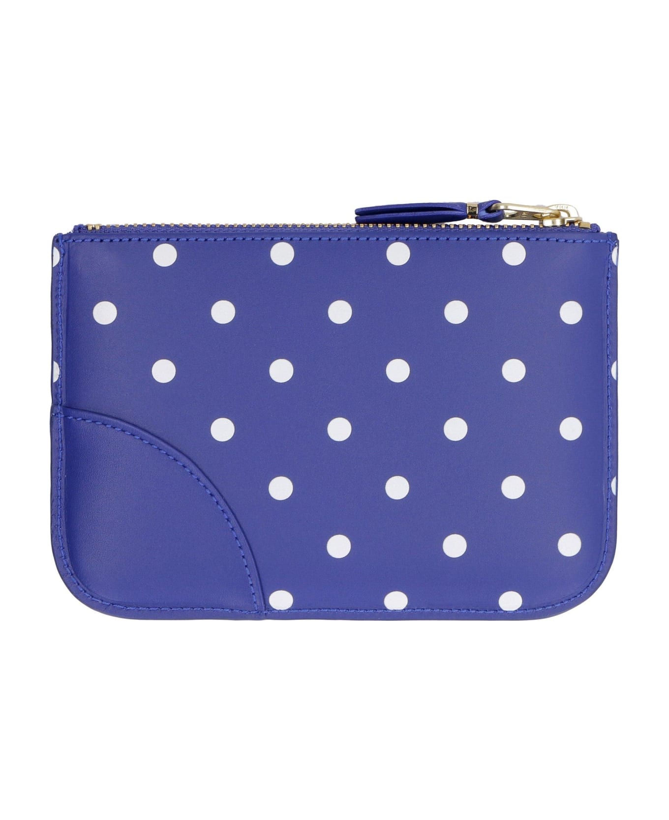 Comme des Garçons Wallet Polka-dot Coin Pouch - Navy Navy