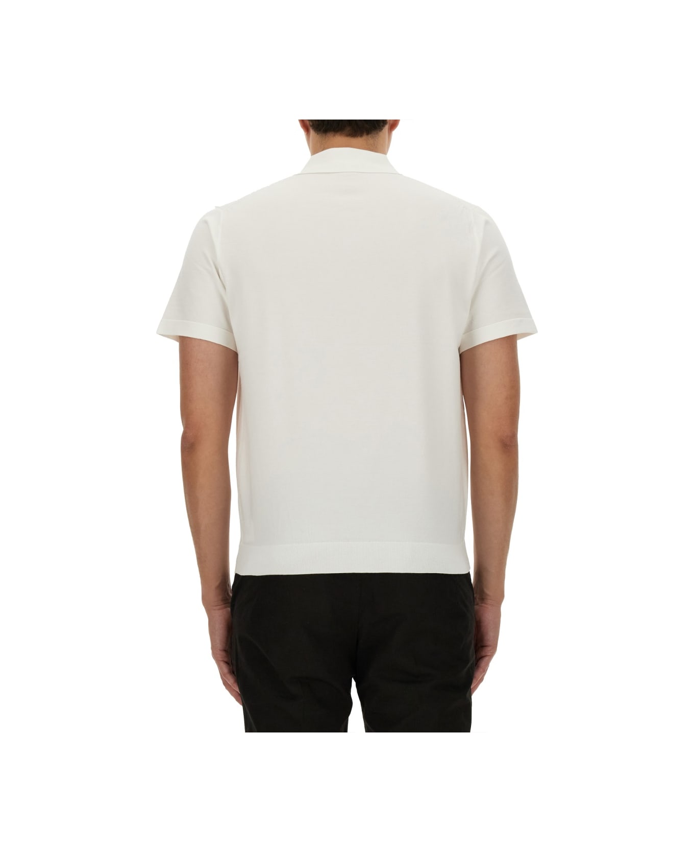 Theory Regular Fit Polo Shirt - WHITE ポロシャツ