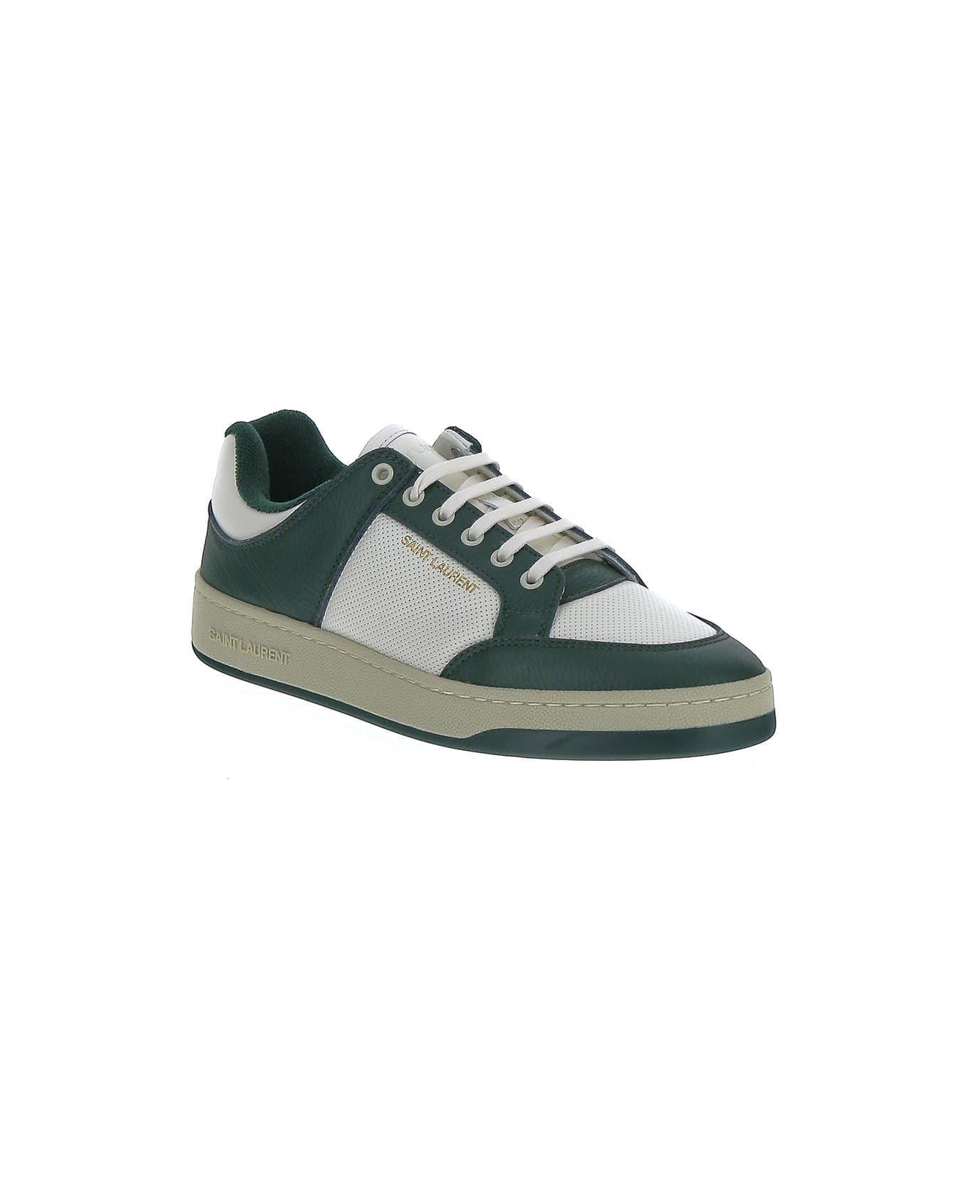 Saint Laurent 'sl/61 Sneakers - COFFE WHITE/DARK BAS その他各種シューズ