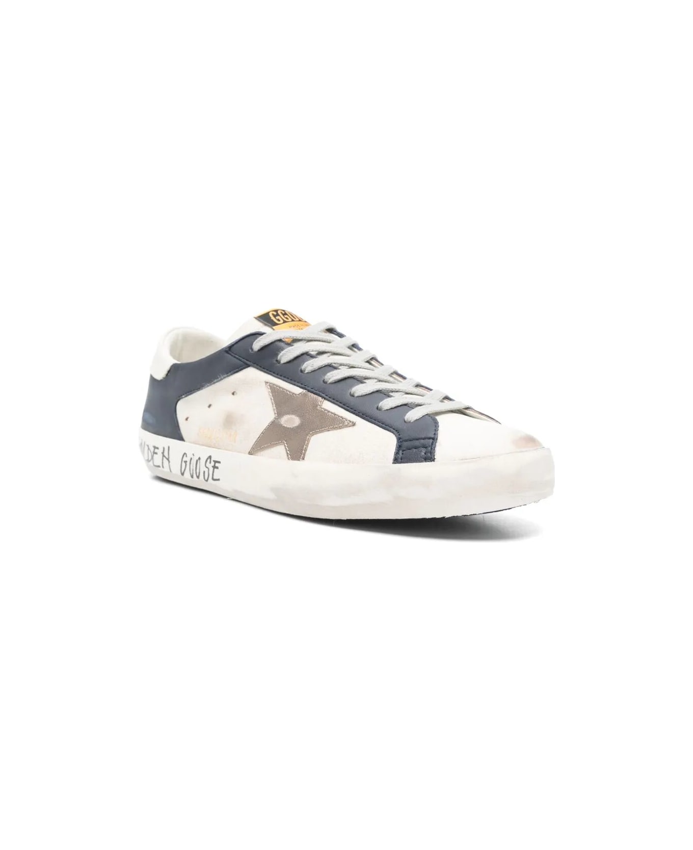 Golden Goose Super Star Sneakers - BLUGUNMETAL