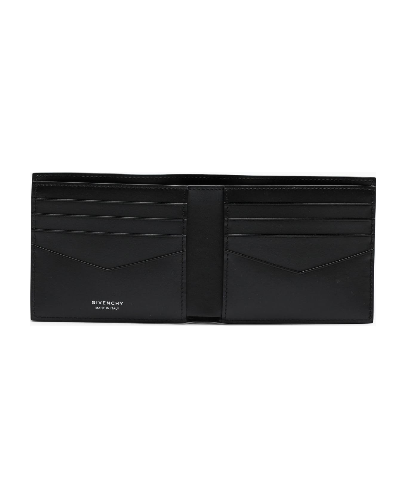 Givenchy Logoed Bi-fold Wallet Black - BLACK 財布