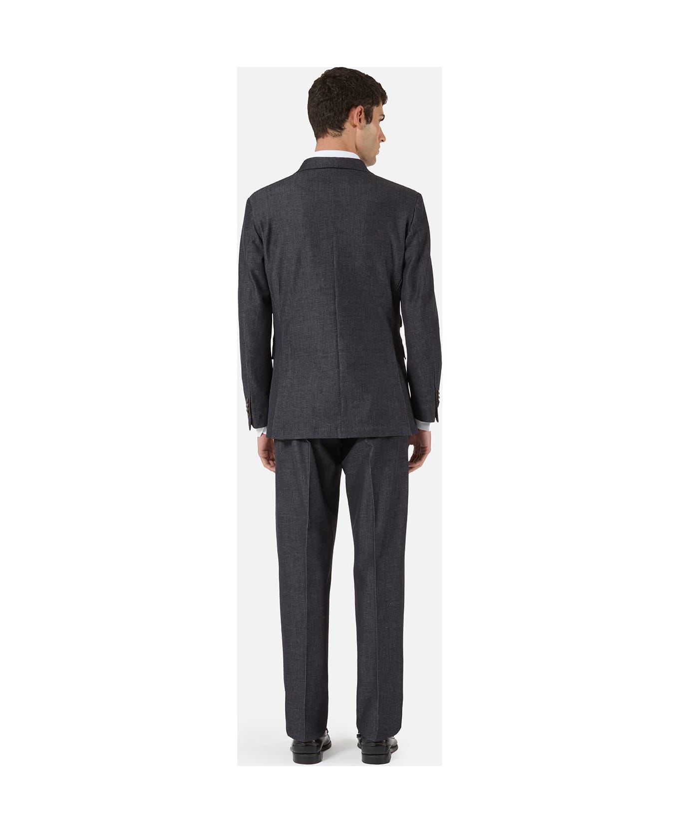 doppiaa Aareseant Double Breasted Denim Suit
