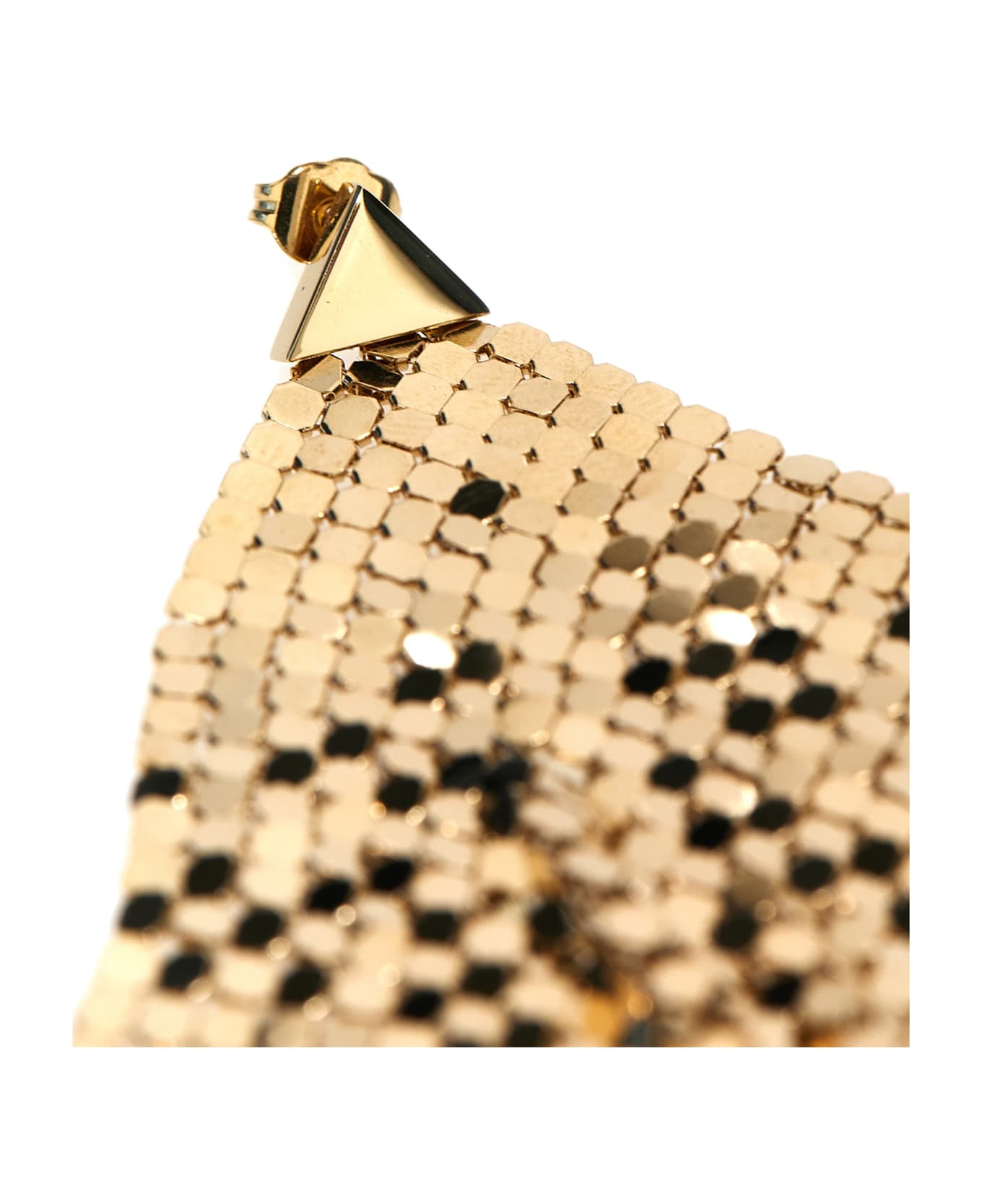 Paco Rabanne 
gold Chainmail
 Earrings - ORO