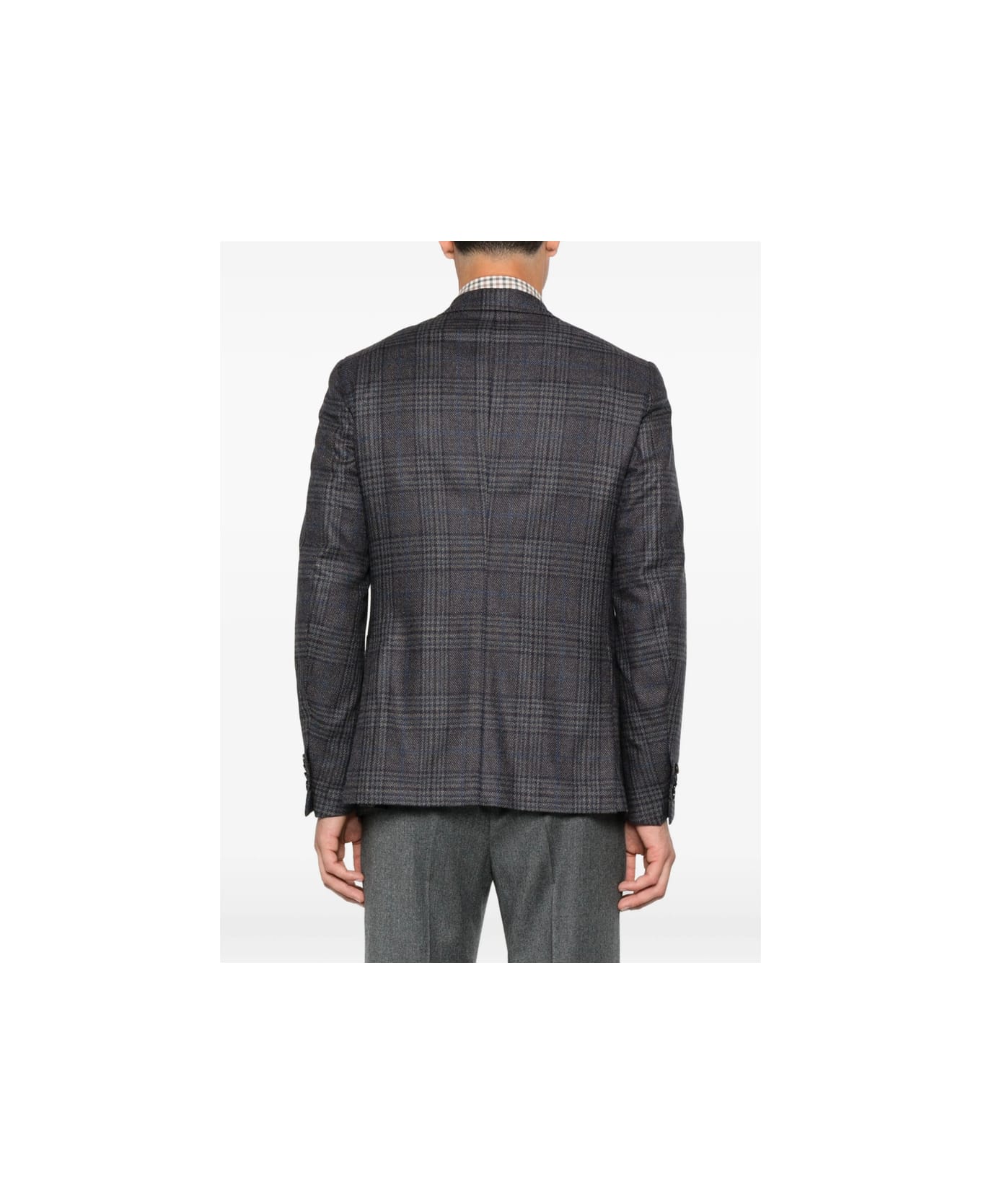 Isaia Jacket - BROWN/BLUE
