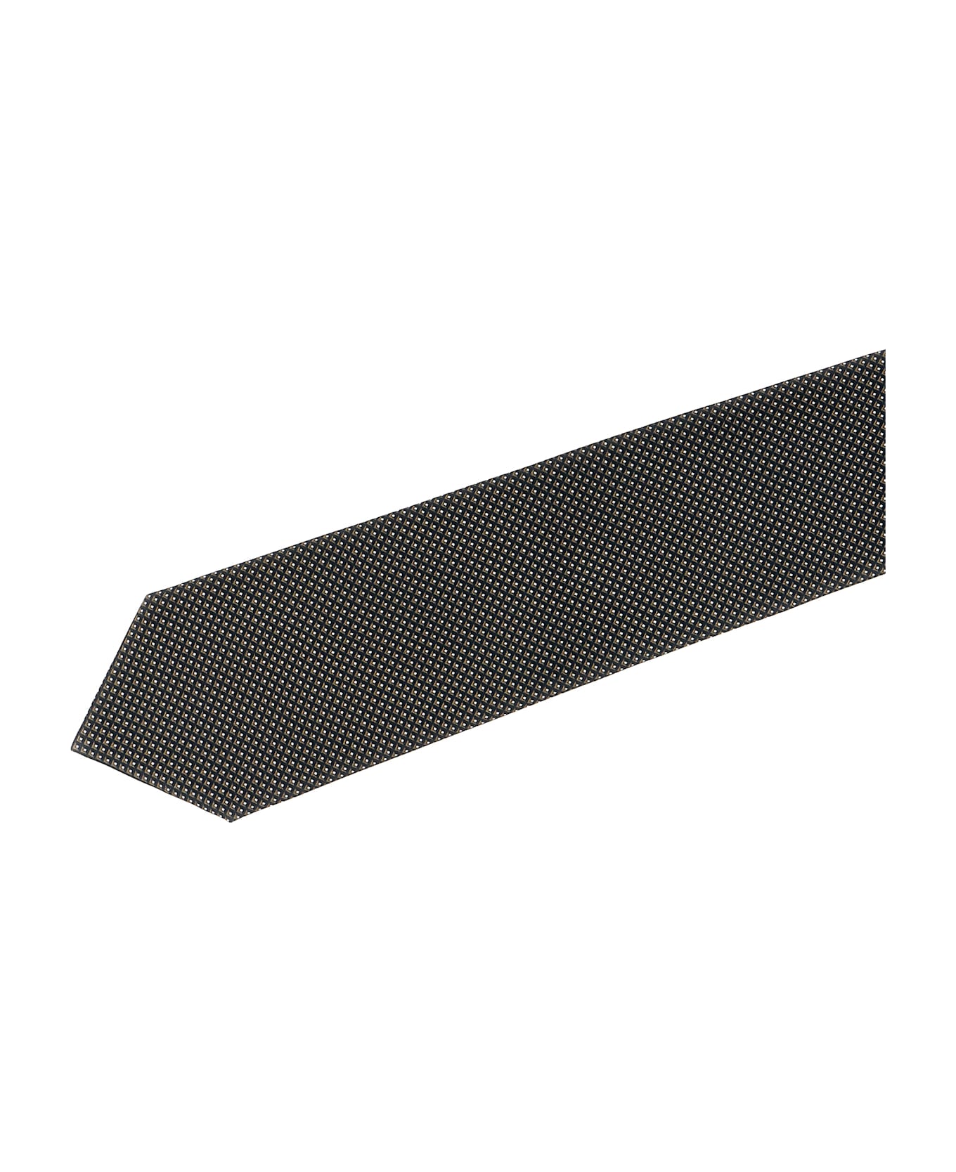 Brioni Jacquard Tie - Black   ネクタイ