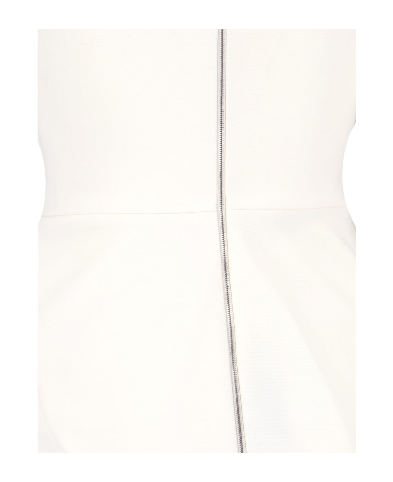 Victoria Beckham Midi T-shirt Dress - Crema