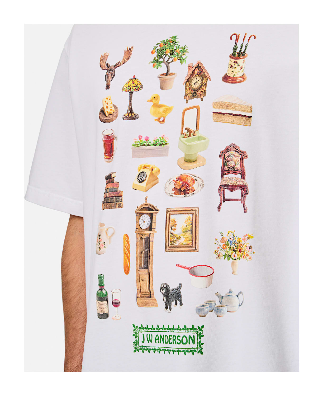 J.W. Anderson Diorama Printed T-shirt - White