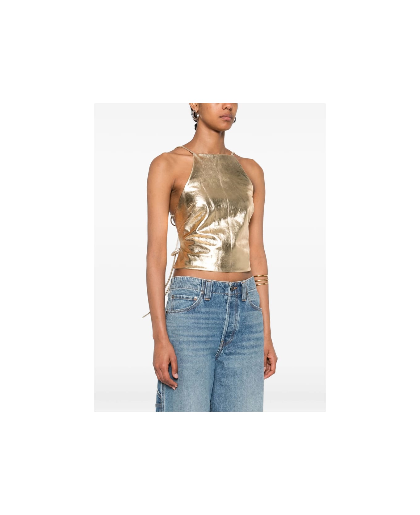 Cult Gaia Top - GOLD
