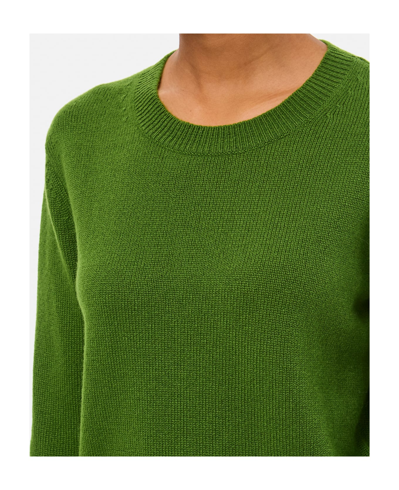 Lisa Yang Mable Roun Neck Cashmere Sweater - Green