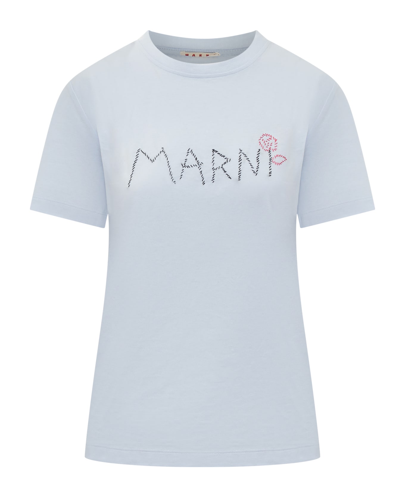Marni T-shirt With Logo - LIGHT BLUE