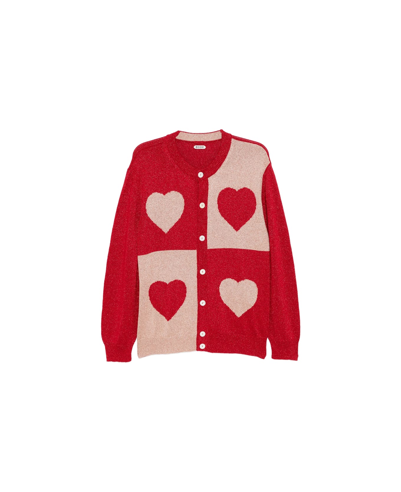 Bode Sweater - RED/PINK