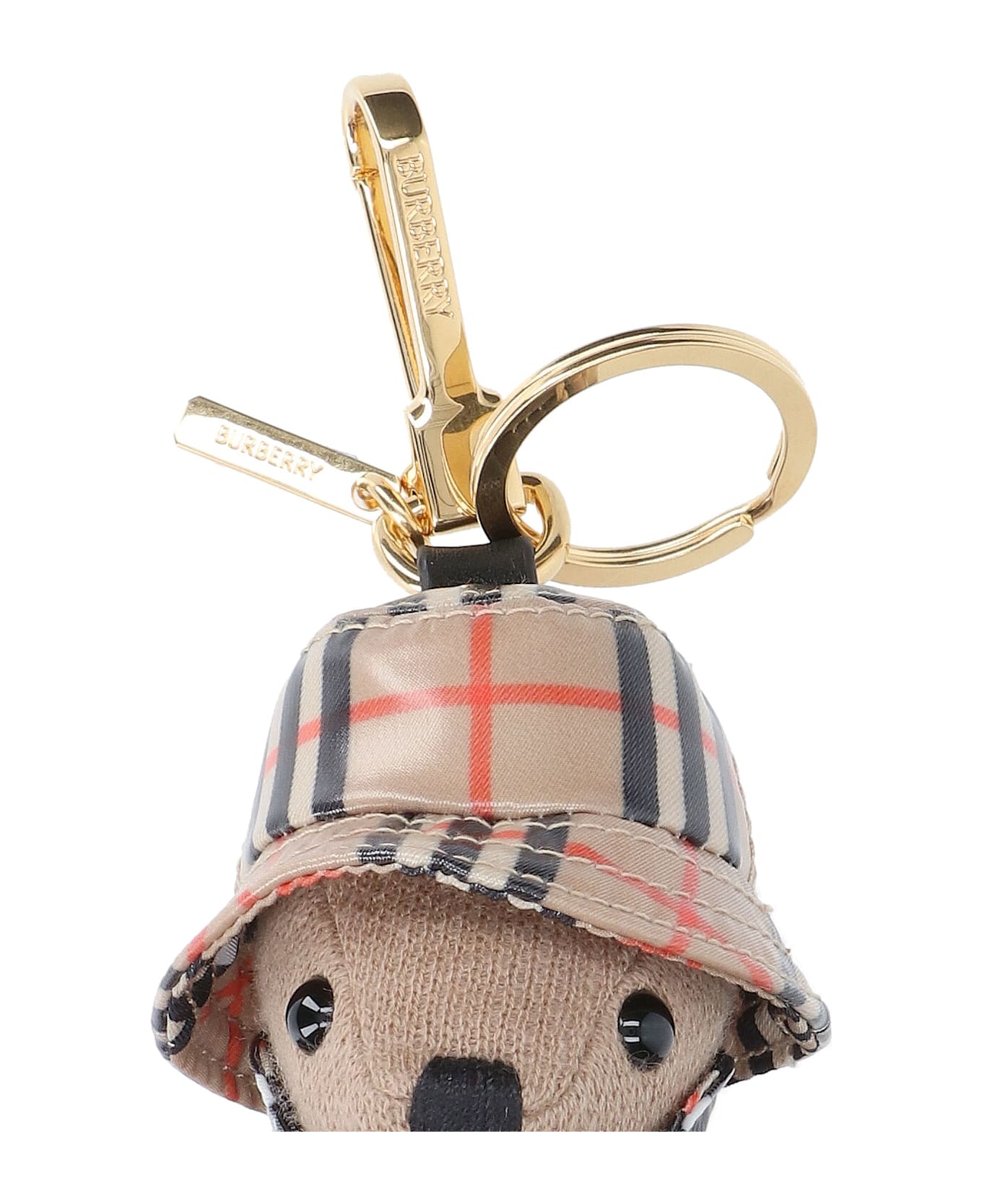 Burberry 
thomas
 Teddy Bear Keyring Charm - NEUTRALS