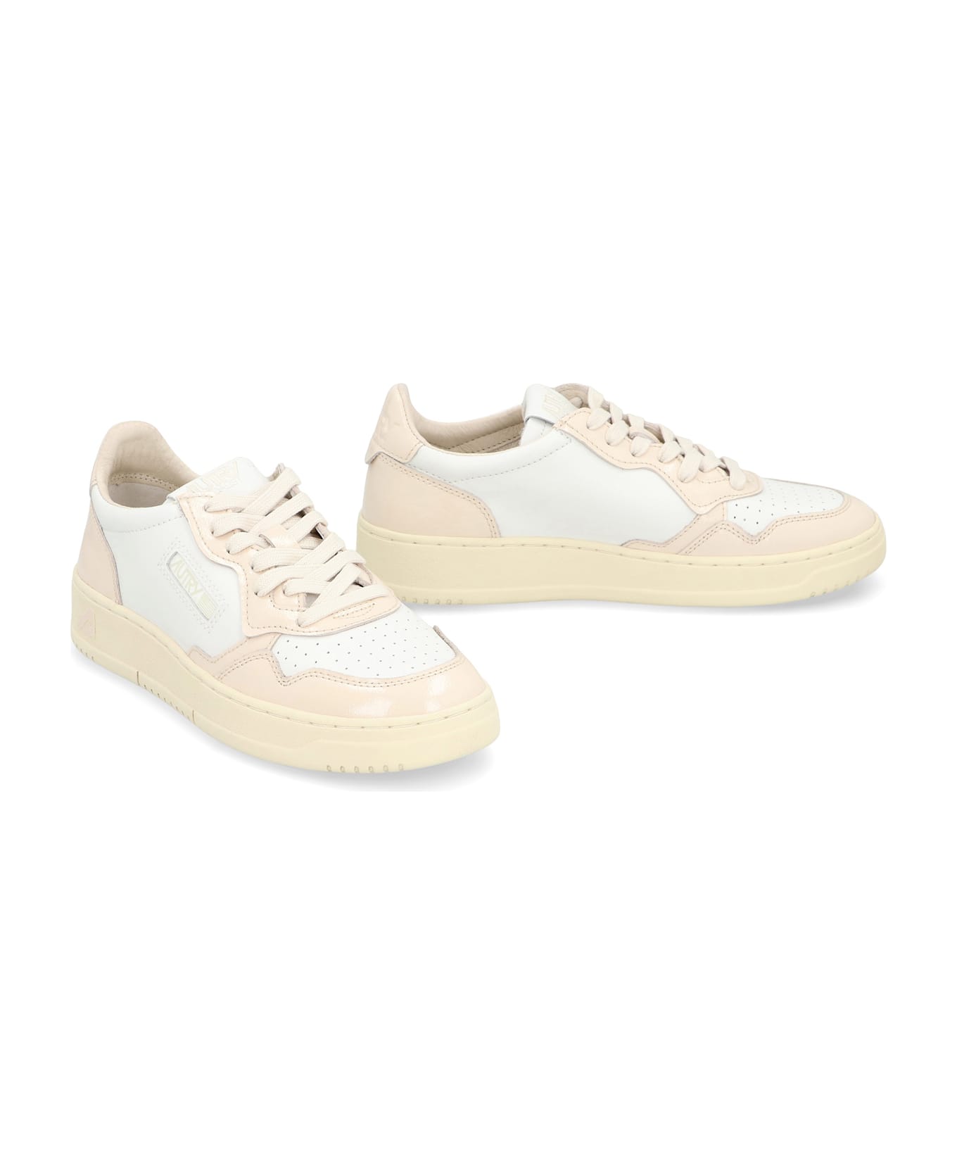 Autry Medalist Leather Low-top Sneakers - White