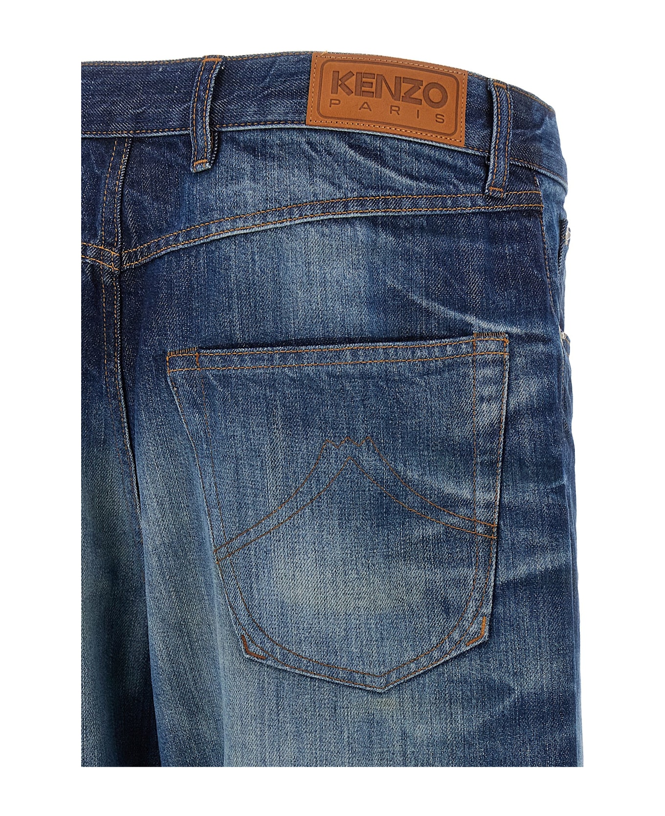 Kenzo Japanese Denim Jeans - Blue