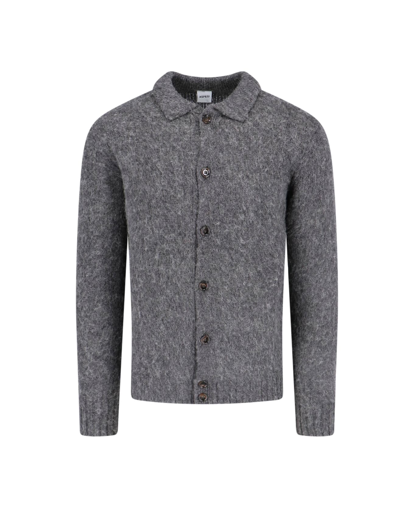 Aspesi Wool Cardigan - Gray