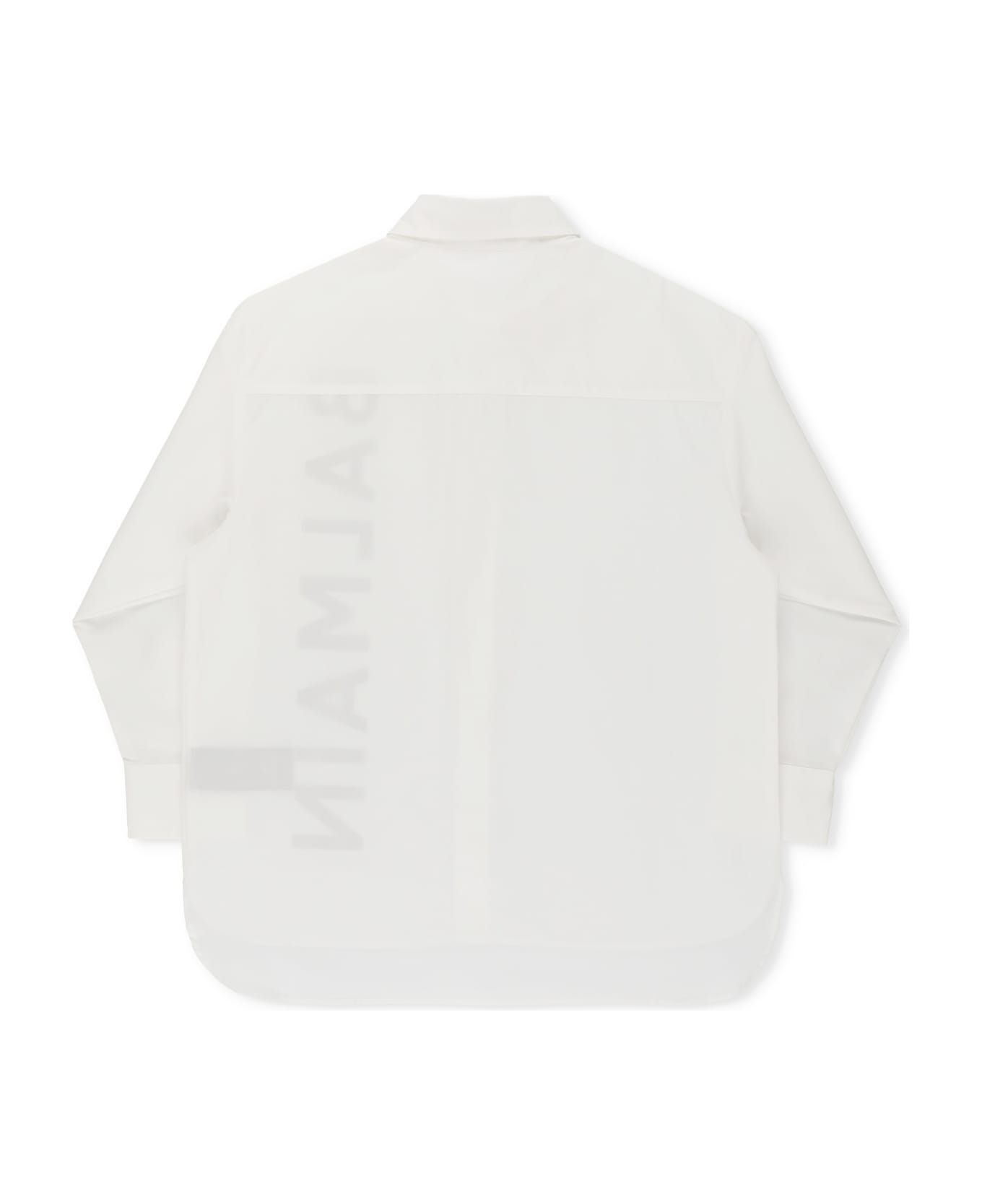 Balmain Shirt With Logo - White