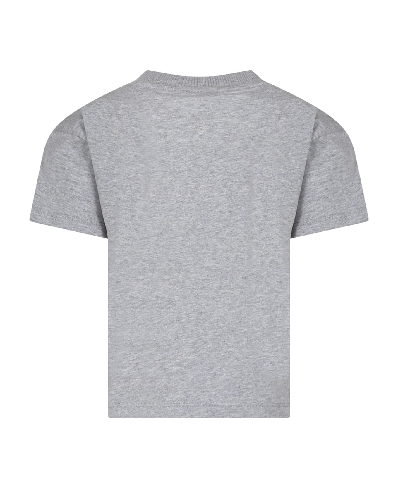 Mini Rodini Gray T-shirt For Kids With Owl - Grey