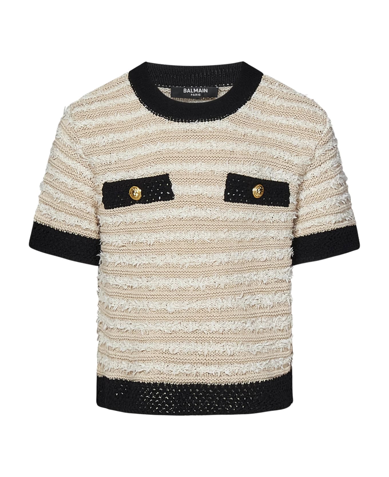 Balmain Paris Kids Sweater - Beige ニットウェア＆スウェットシャツ