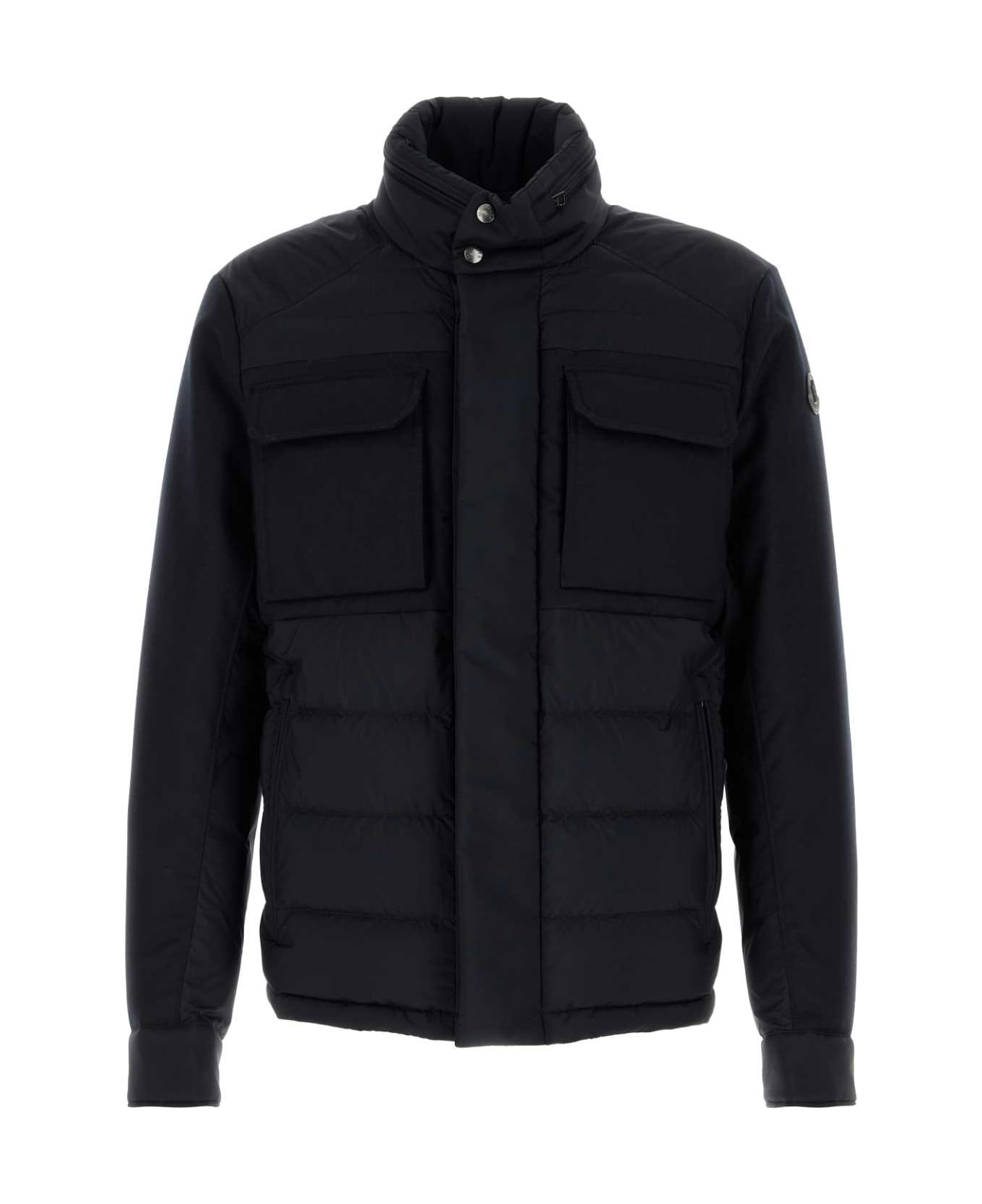 Moncler Midnight Blue Nylon Vallanta Down Jacket - 776