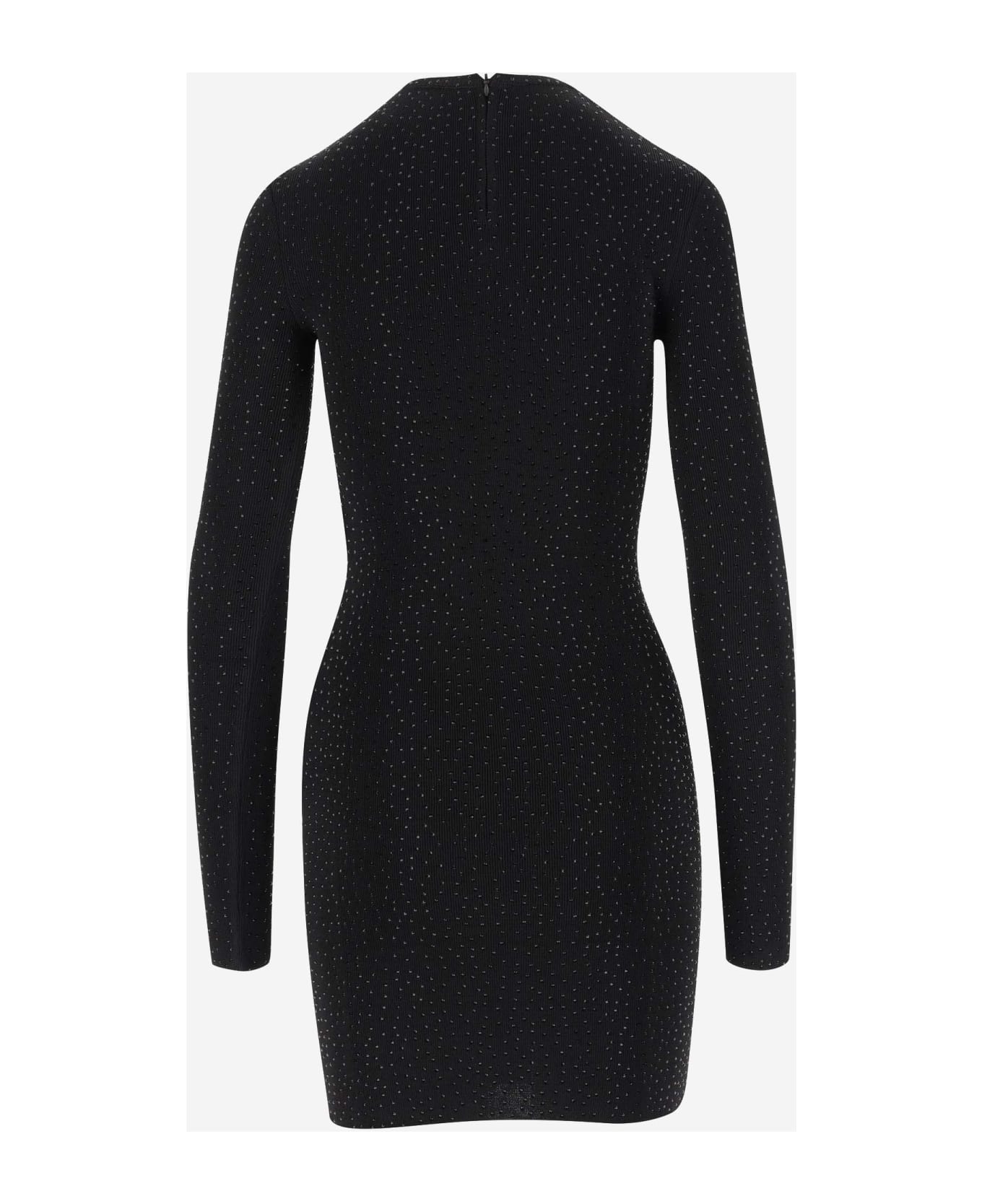 Balenciaga Stretch Viscose Dress - Black