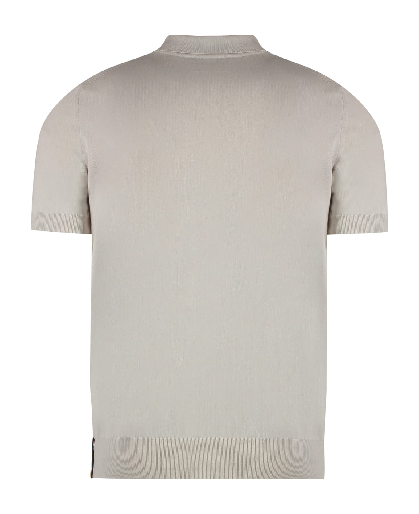 K-Way Pleyne Knitted Cotton Polo Shirt - Beige ポロシャツ