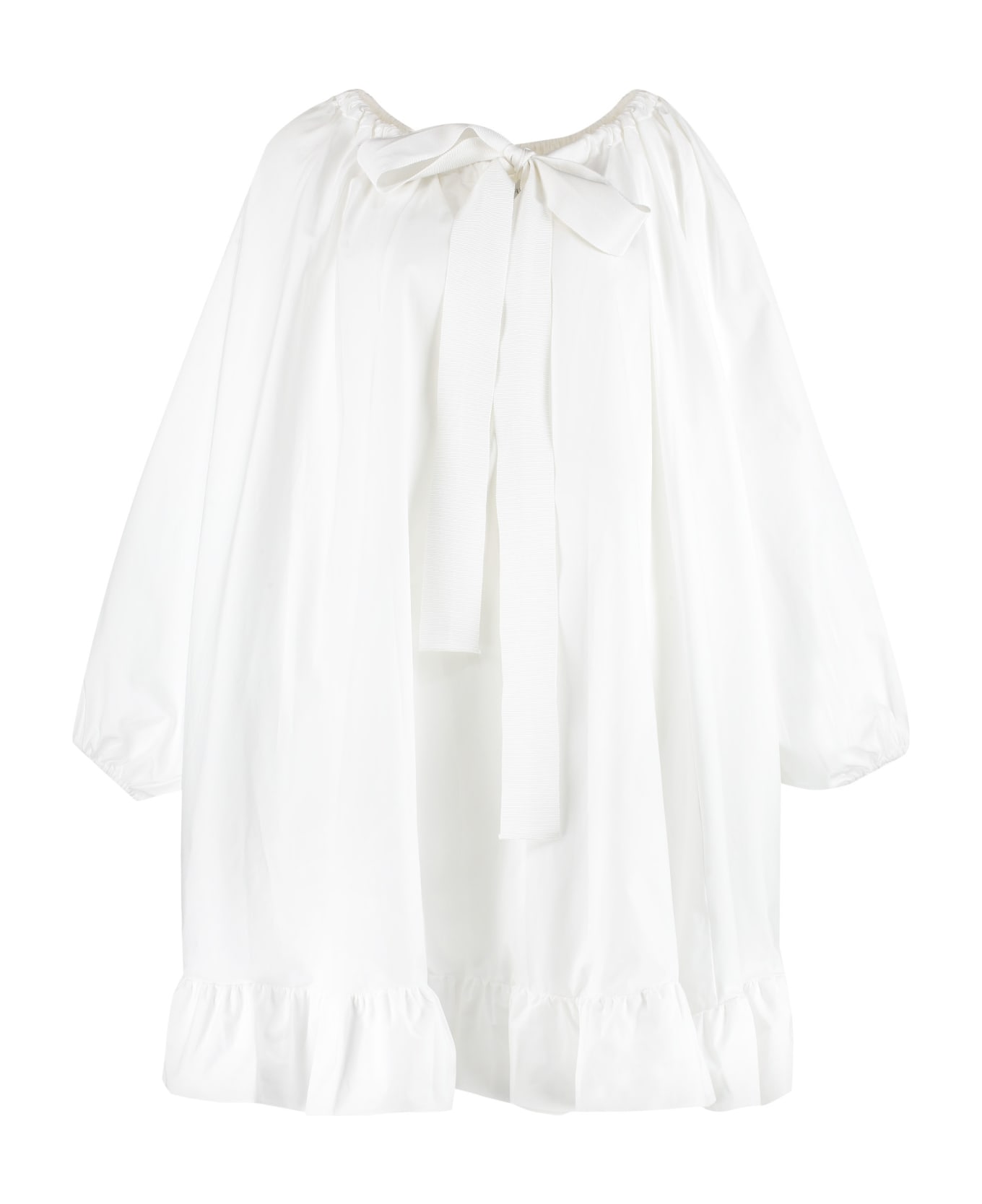 Patou Poplin Dress - White