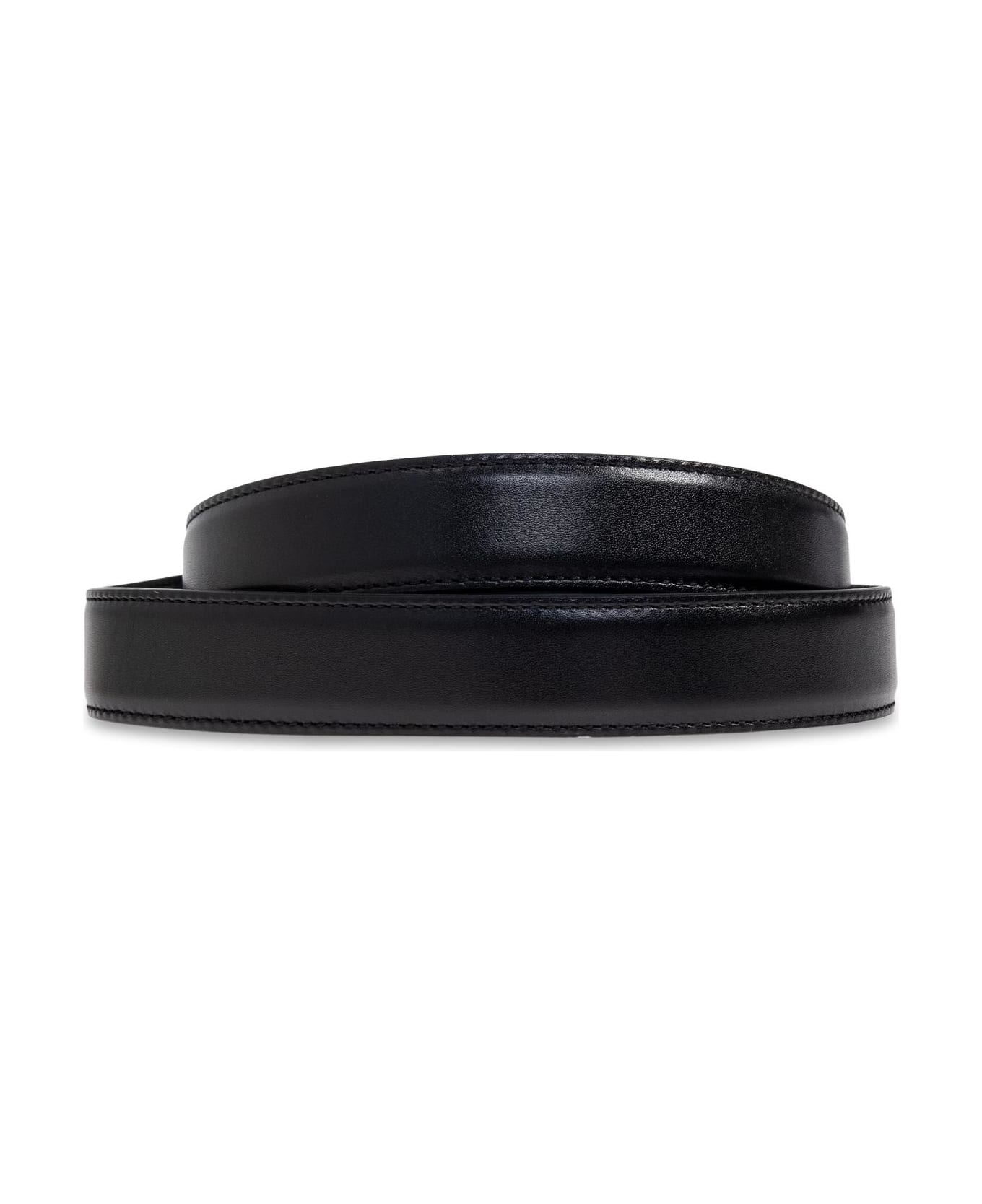 Saint Laurent Leather Belt - BLACK