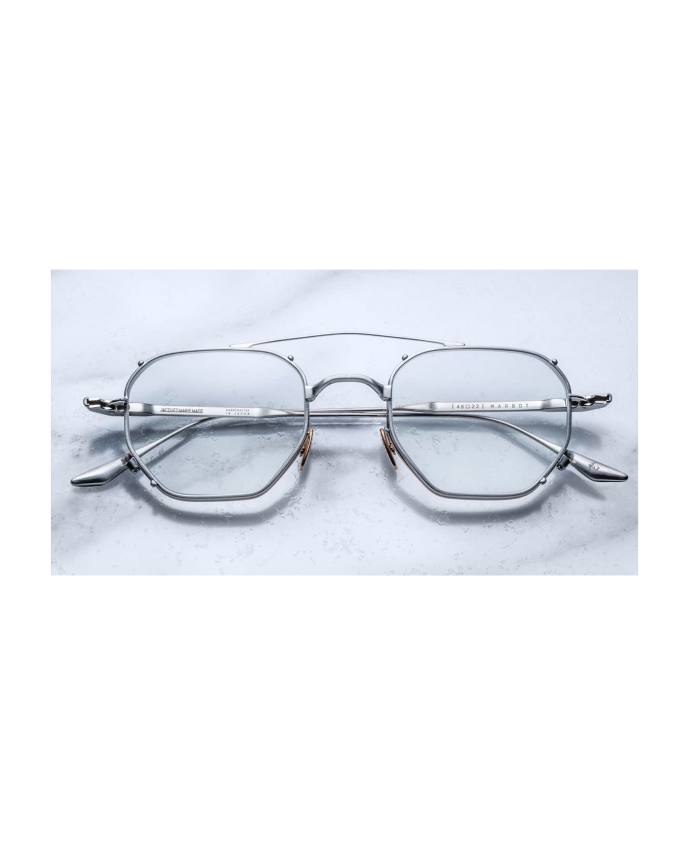Jacques Marie Mage Marbot - Silver 2 Rx Glasses - Silver