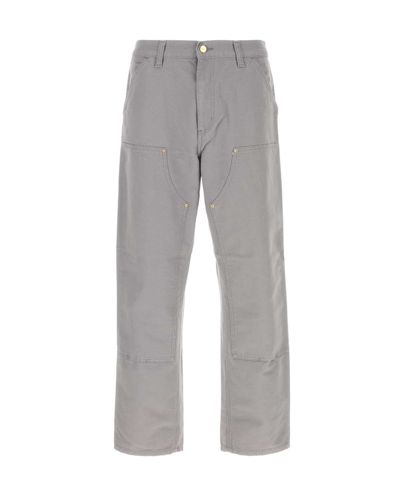 Carhartt Grey Cotton Double Knee Pant - YOSEMITE