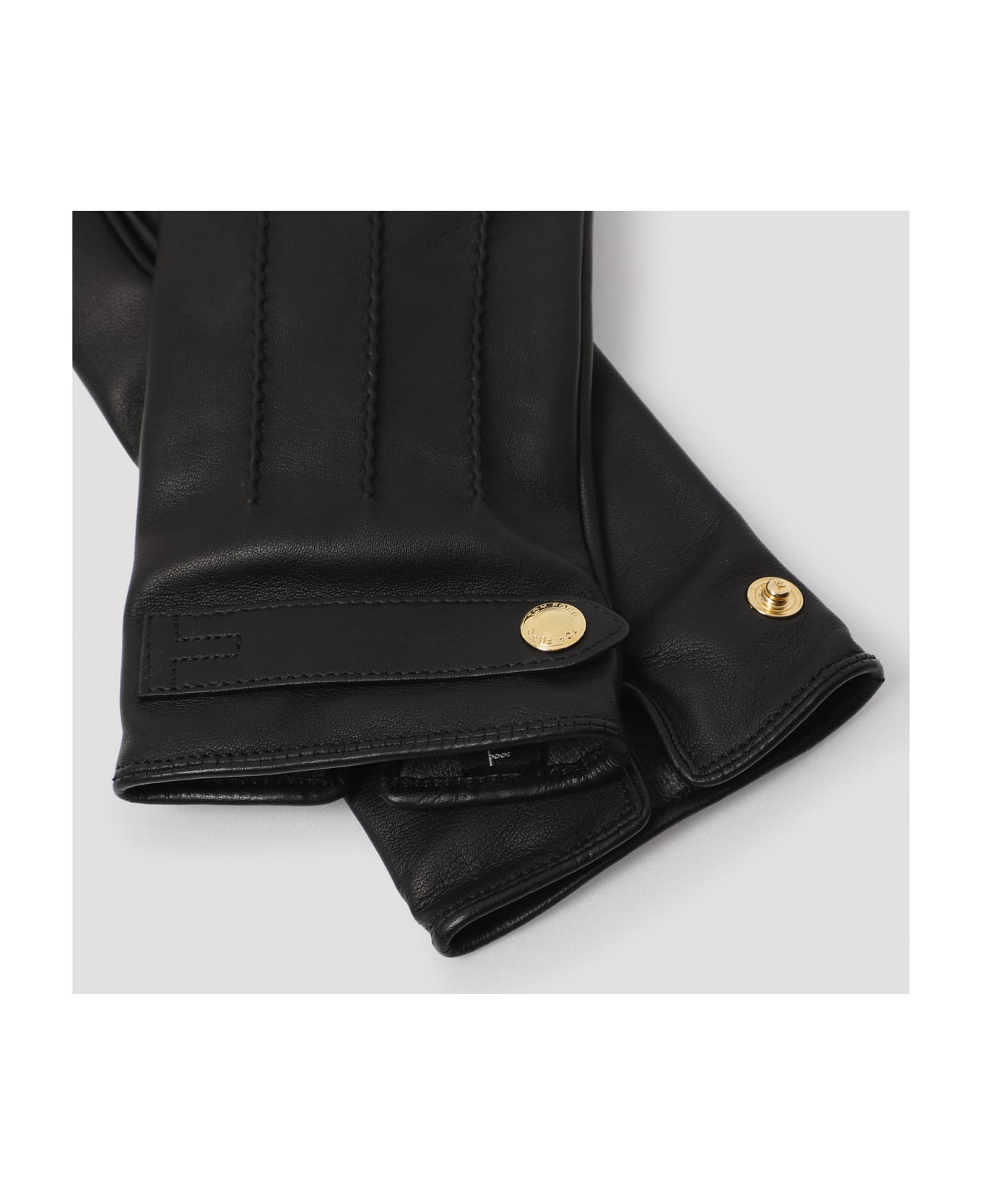 Tom Ford Leather Gloves - Black