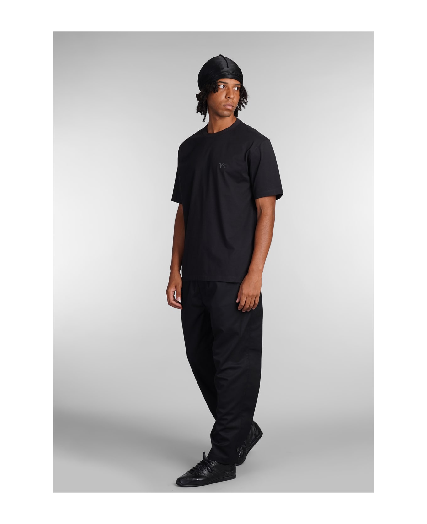 Y-3 T-shirt In Black Cotton - Black