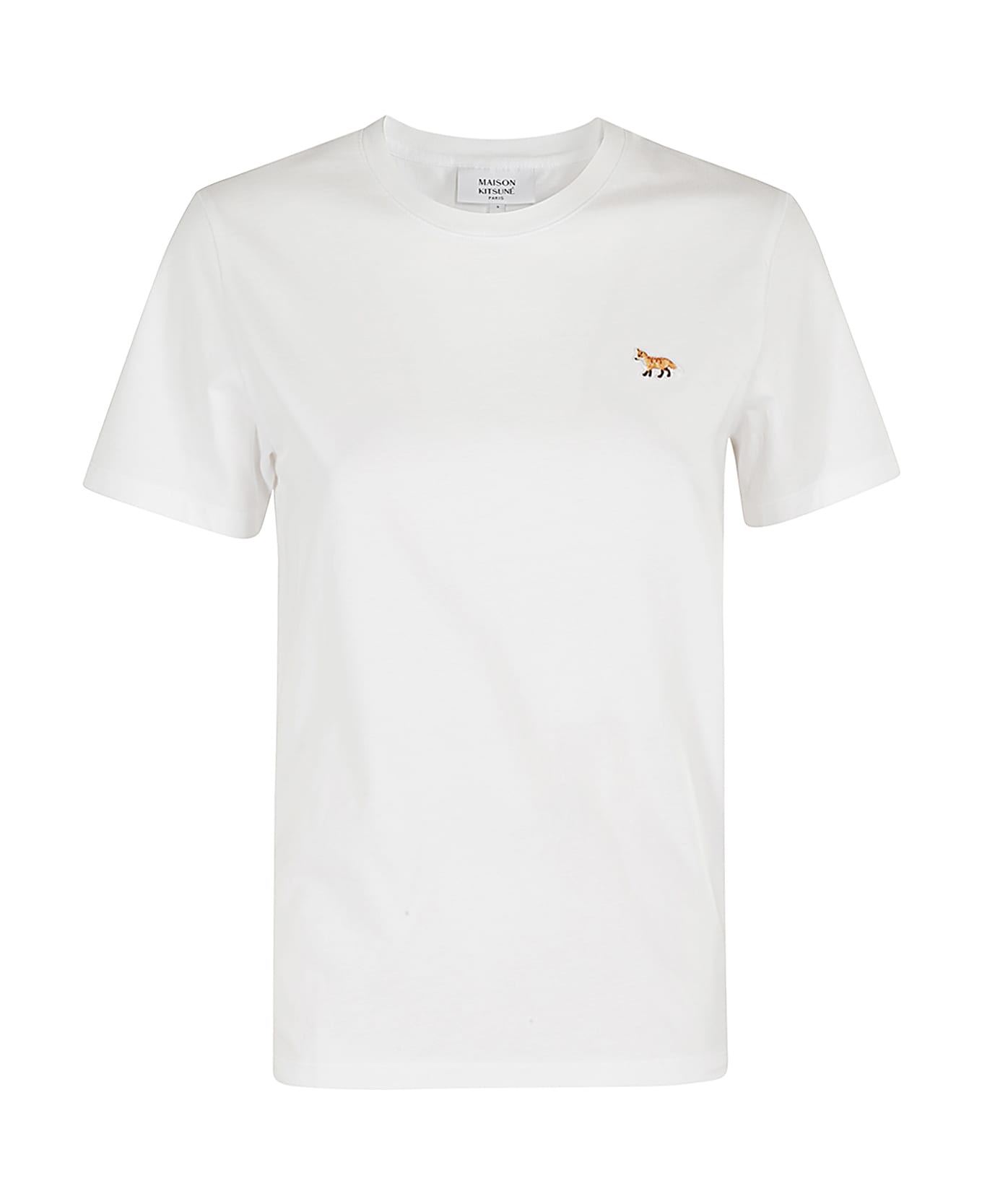 Maison Kitsuné Baby Fox Patch Regular Tee Shirt - White