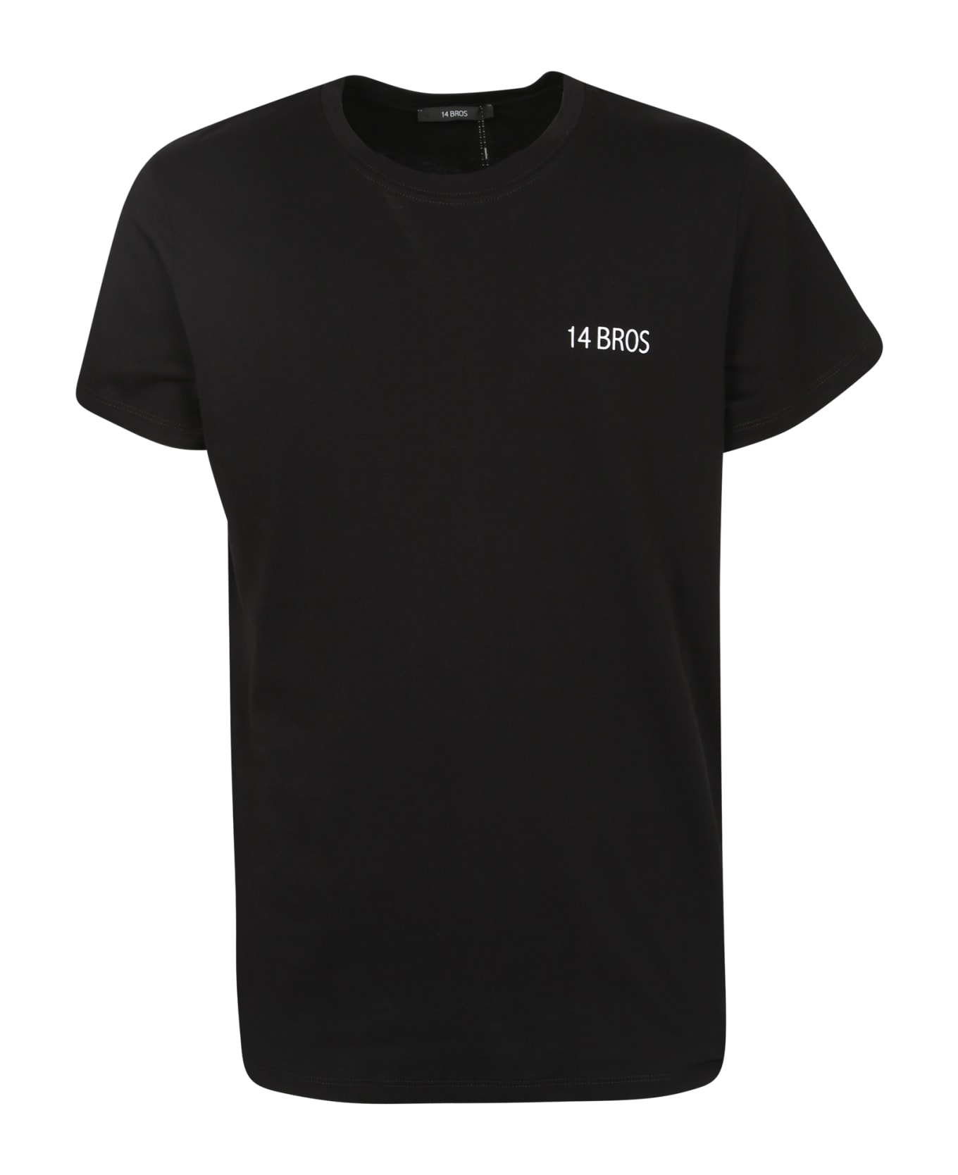 14 Bros Logo-print T-shirt - Black シャツ