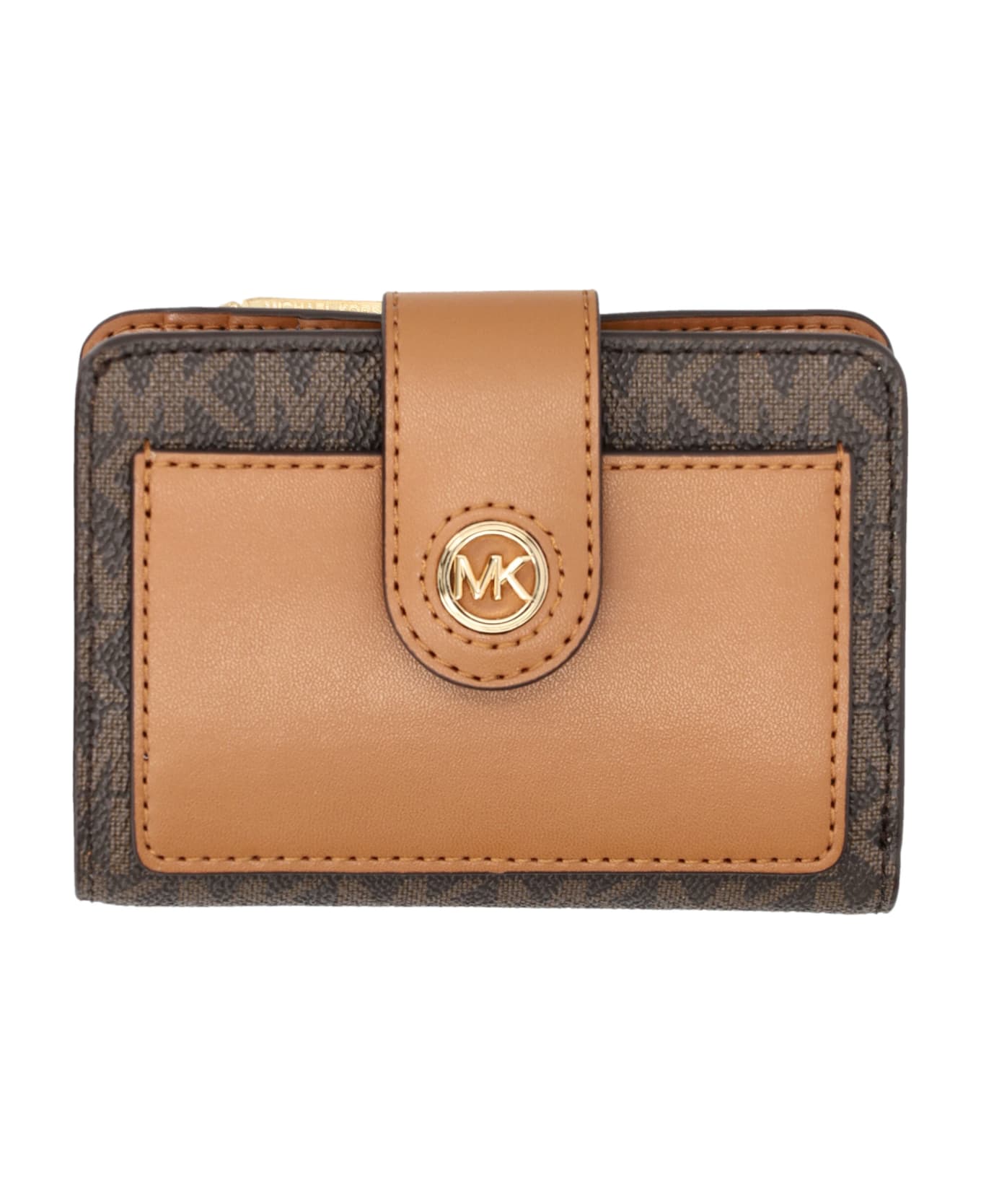 MICHAEL Michael Kors Mk Charm Compact Pocket - BRN/ACORN