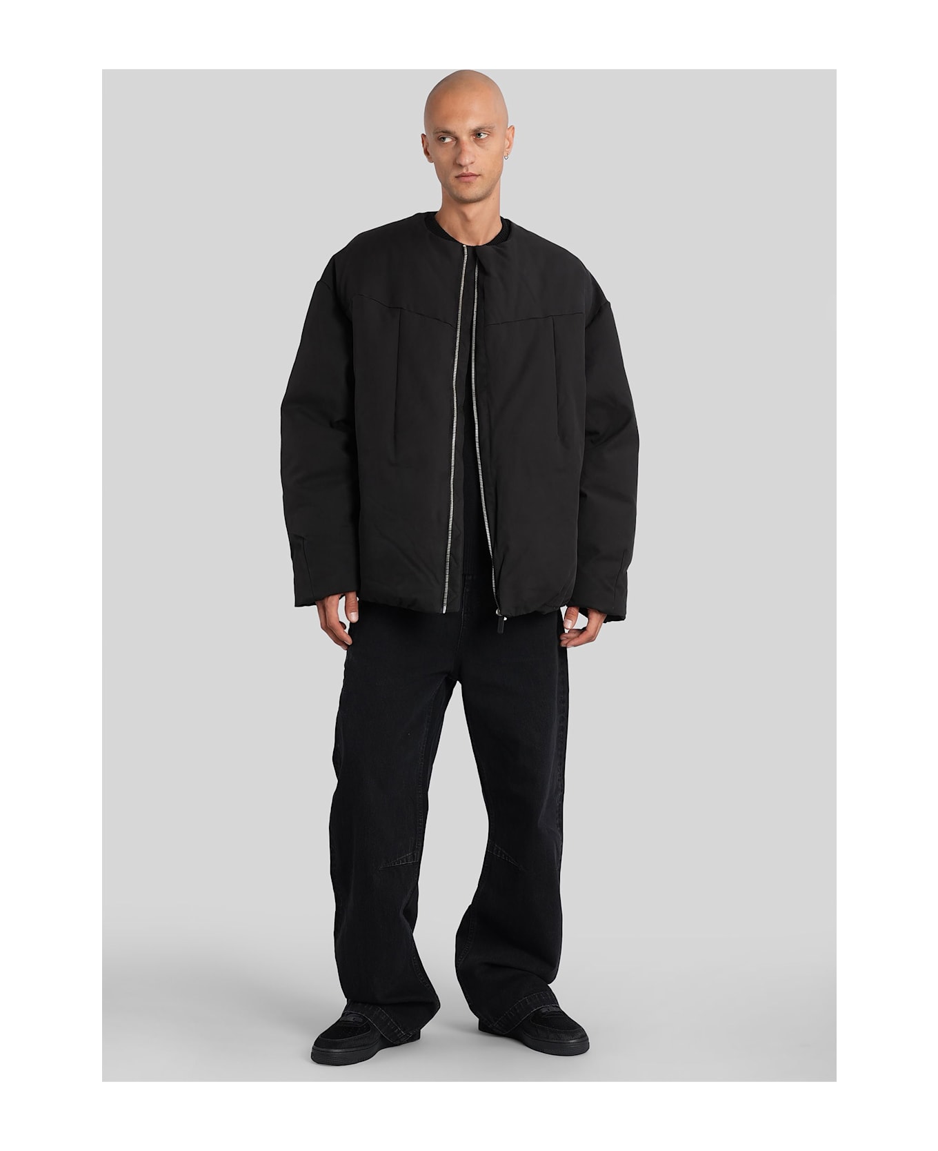 Entire Studios Pod Puffer Puffer In Black Cotton - black