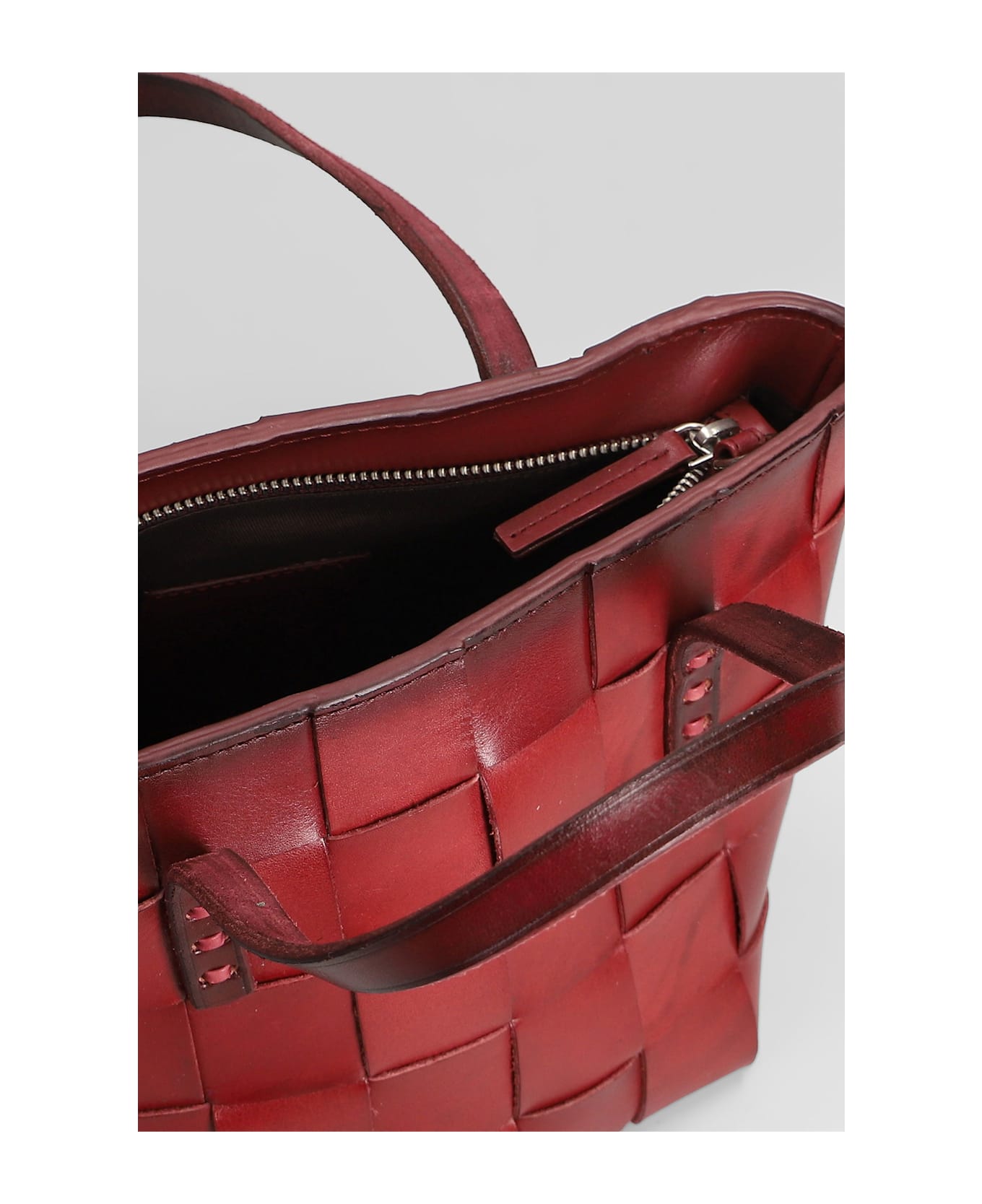 Dragon Diffusion Japan Mini Shoulder Bag In Bordeaux Leather - bordeaux