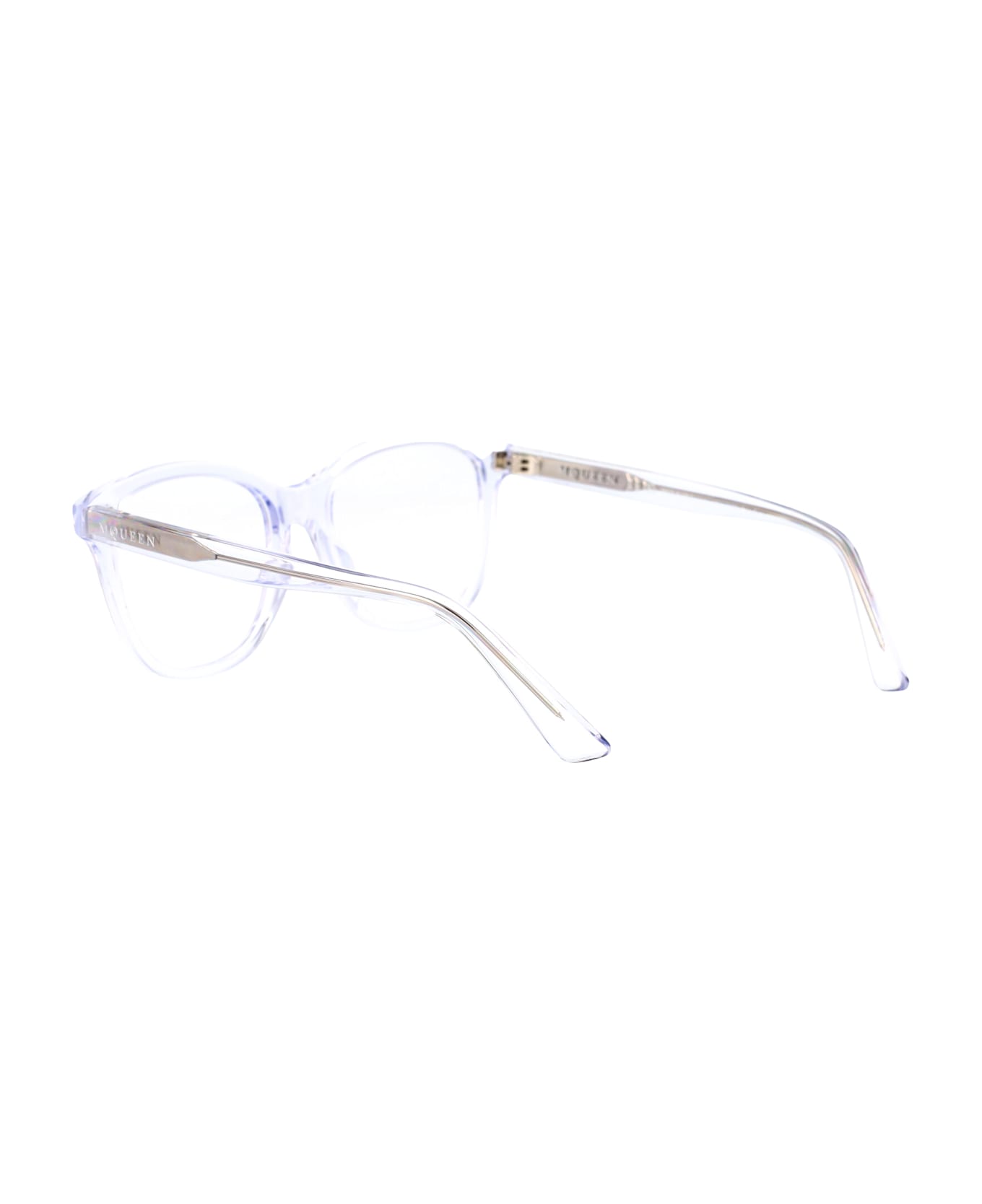 Alexander McQueen Eyewear Am0487o Glasses - CRYSTAL-CRYSTAL-TRANSPARENT