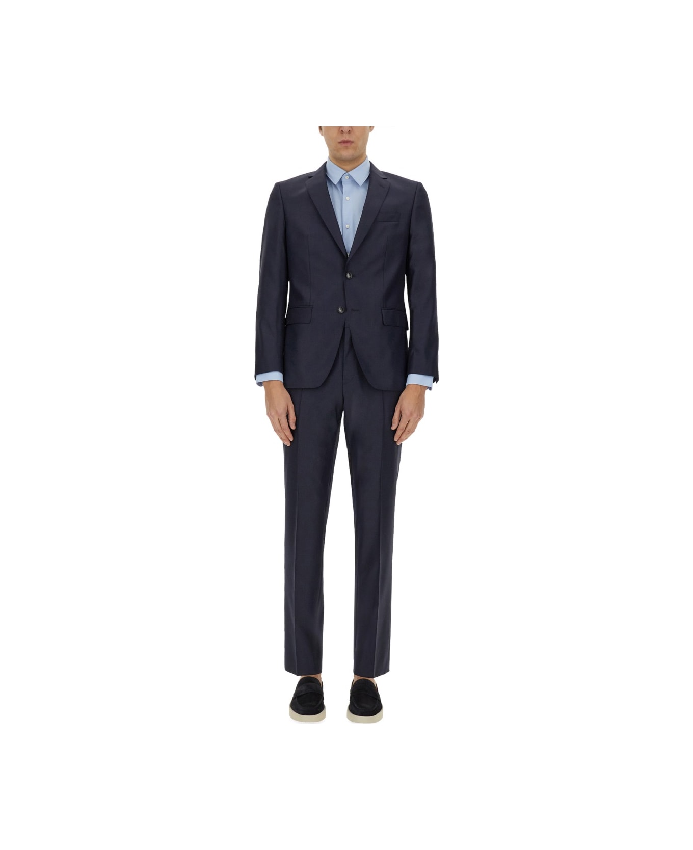 Hugo Boss Single-breasted Dress - BLUE