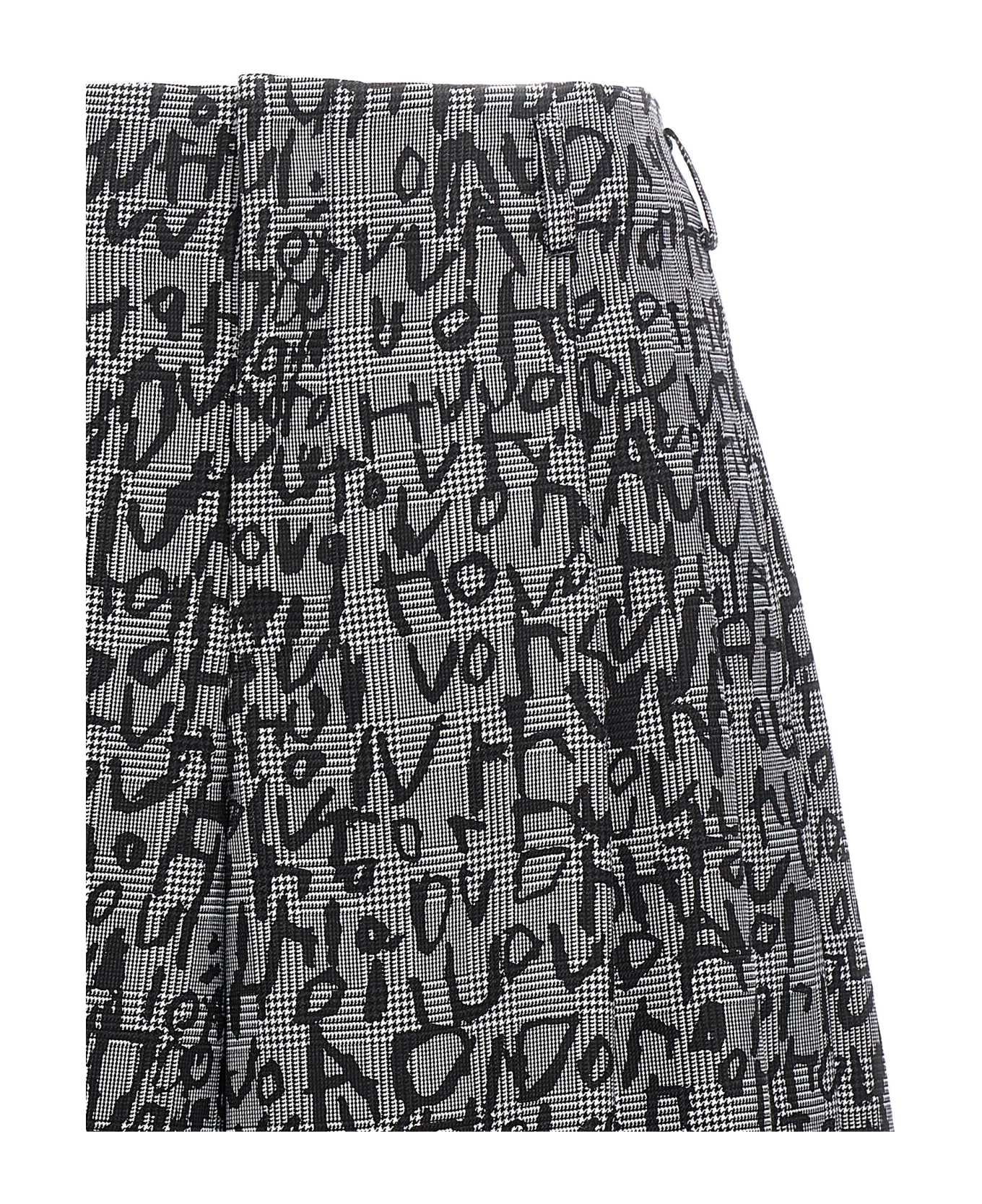 Comme Des Garçons Homme Plus All Over Print Brmuda Shorts - BLACK ボトムス