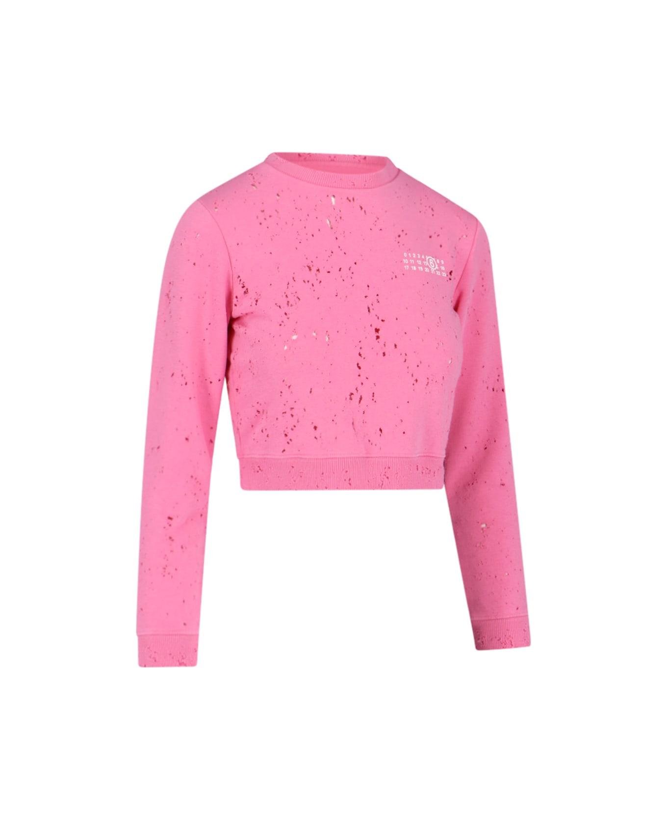 MM6 Maison Margiela Logo Sweatshirt - Pink