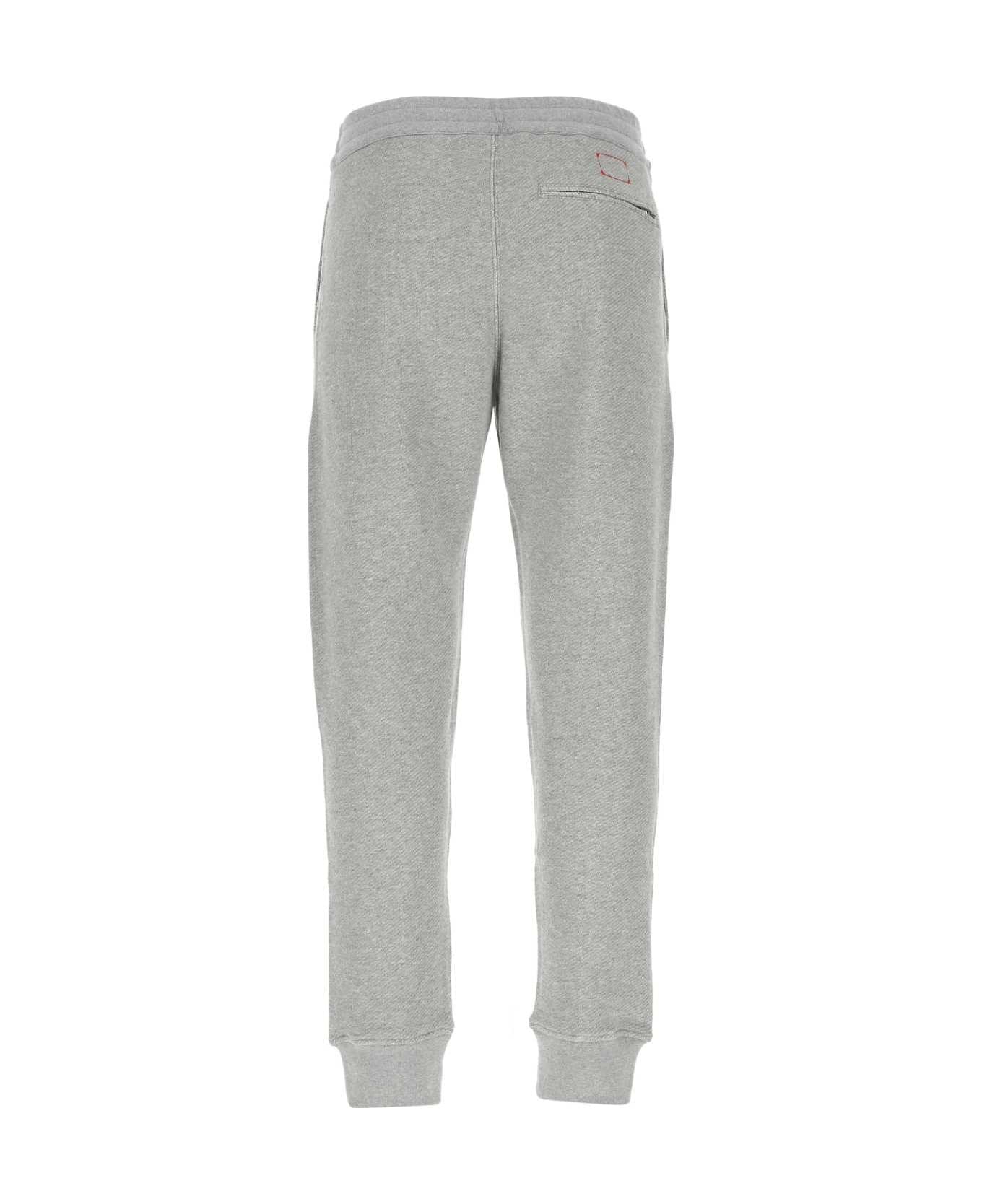 Alexander McQueen Logo Embroidered Track Pants - GREY