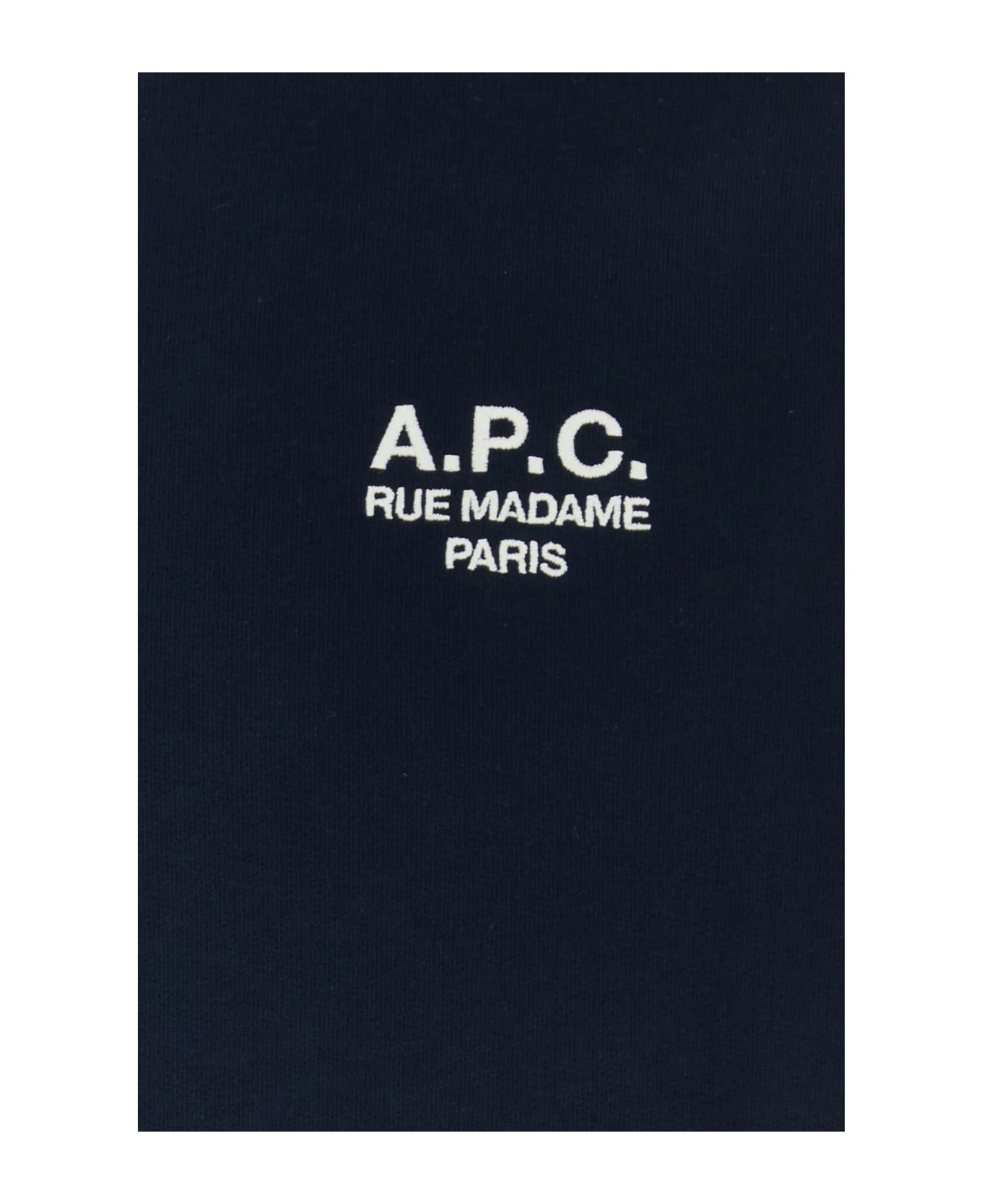 A.P.C. Midnight Blue Cotton Sweatshirt | italist