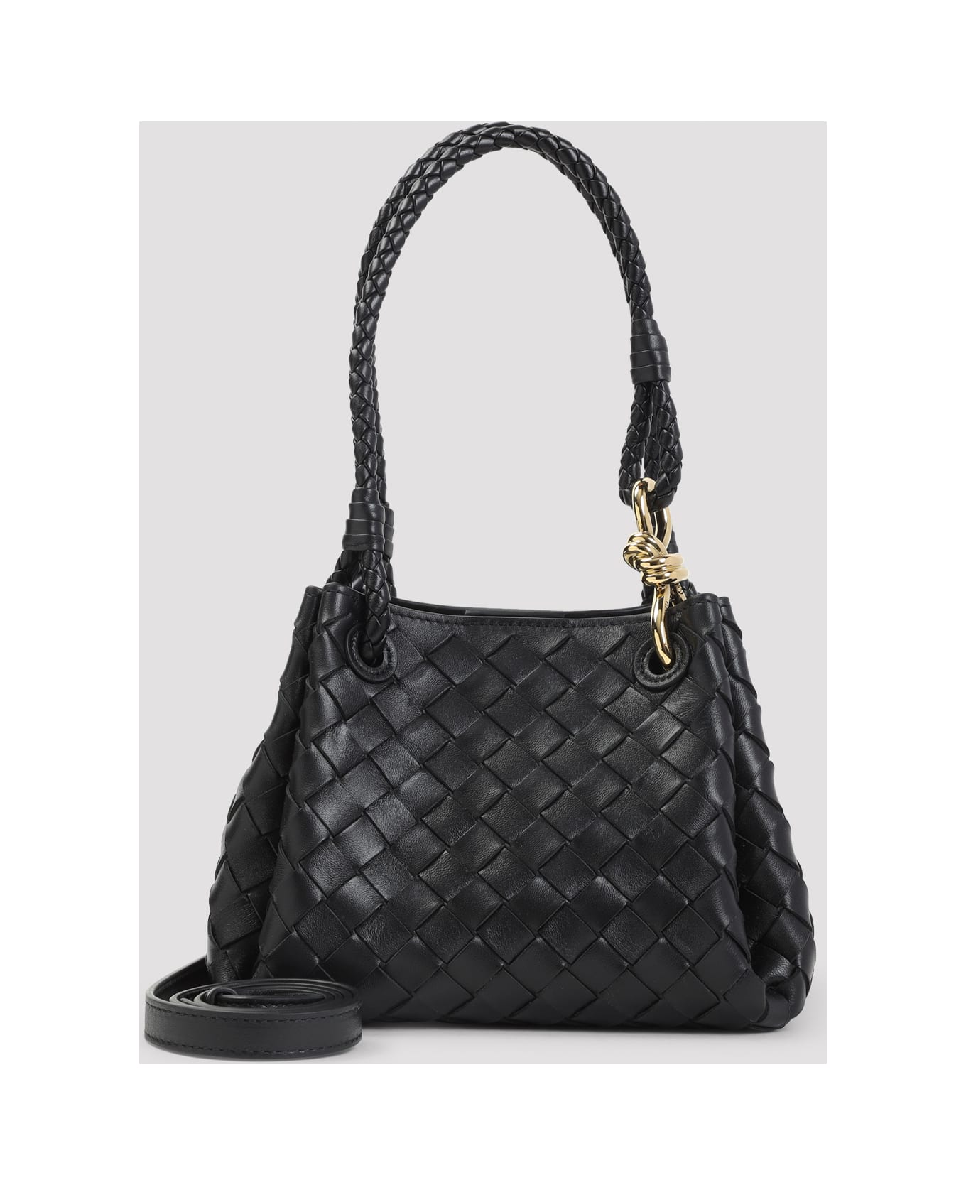Bottega Veneta Parachute Small Handbag - Black