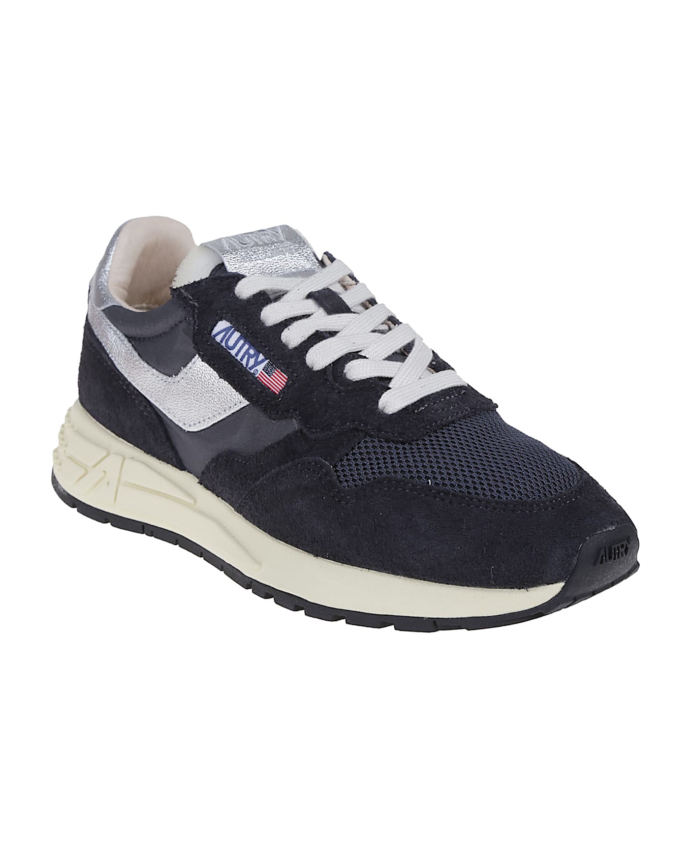 Autry Reelwind Low Sneakers - Black/silver